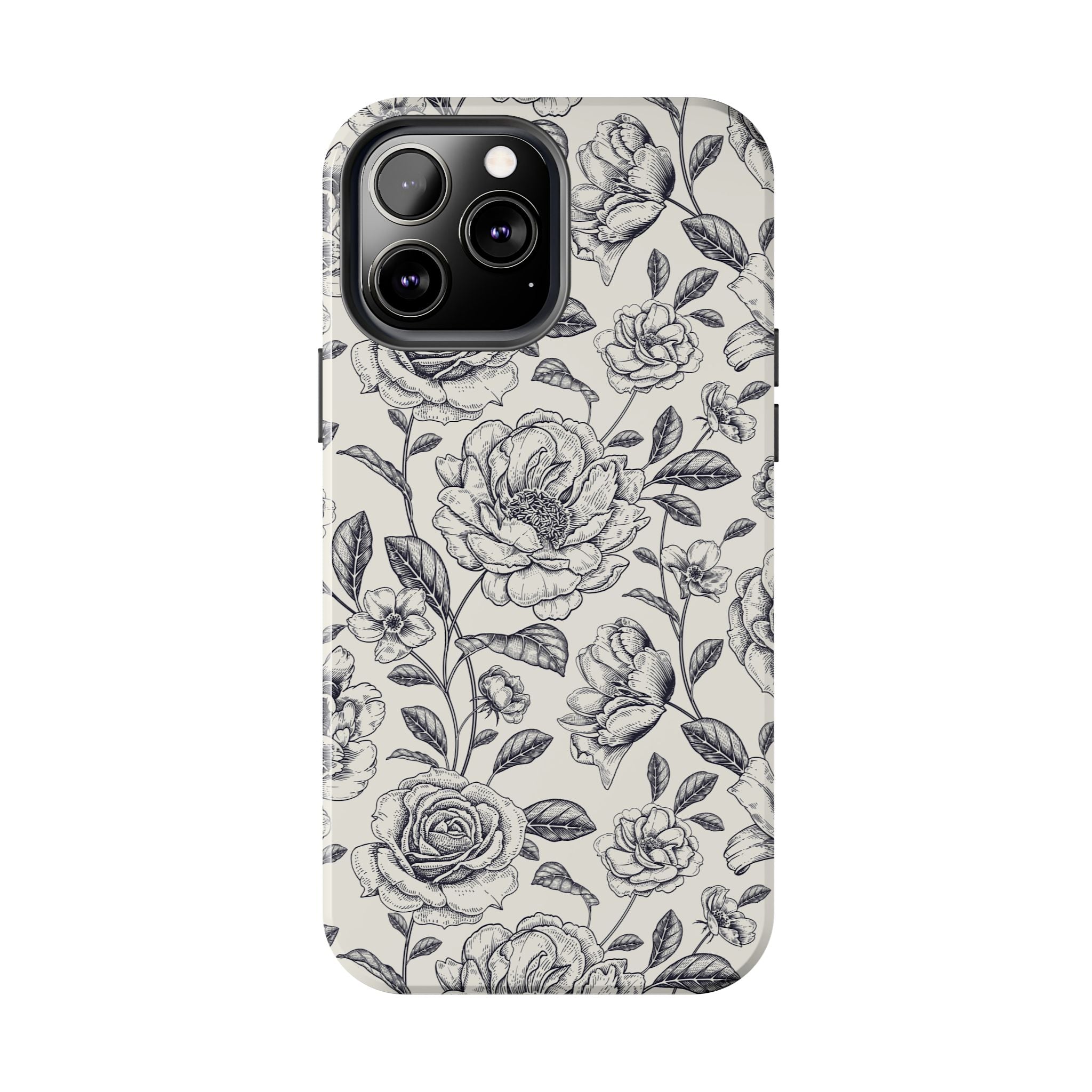 Vintage Memories | Black Flower Case