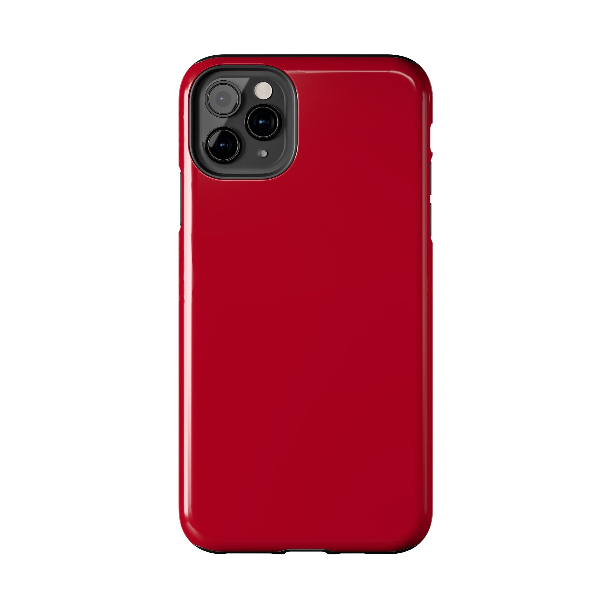 Candy Apple Solid Red iPhone 16 Case, Cute Phone Cover for stylish protection