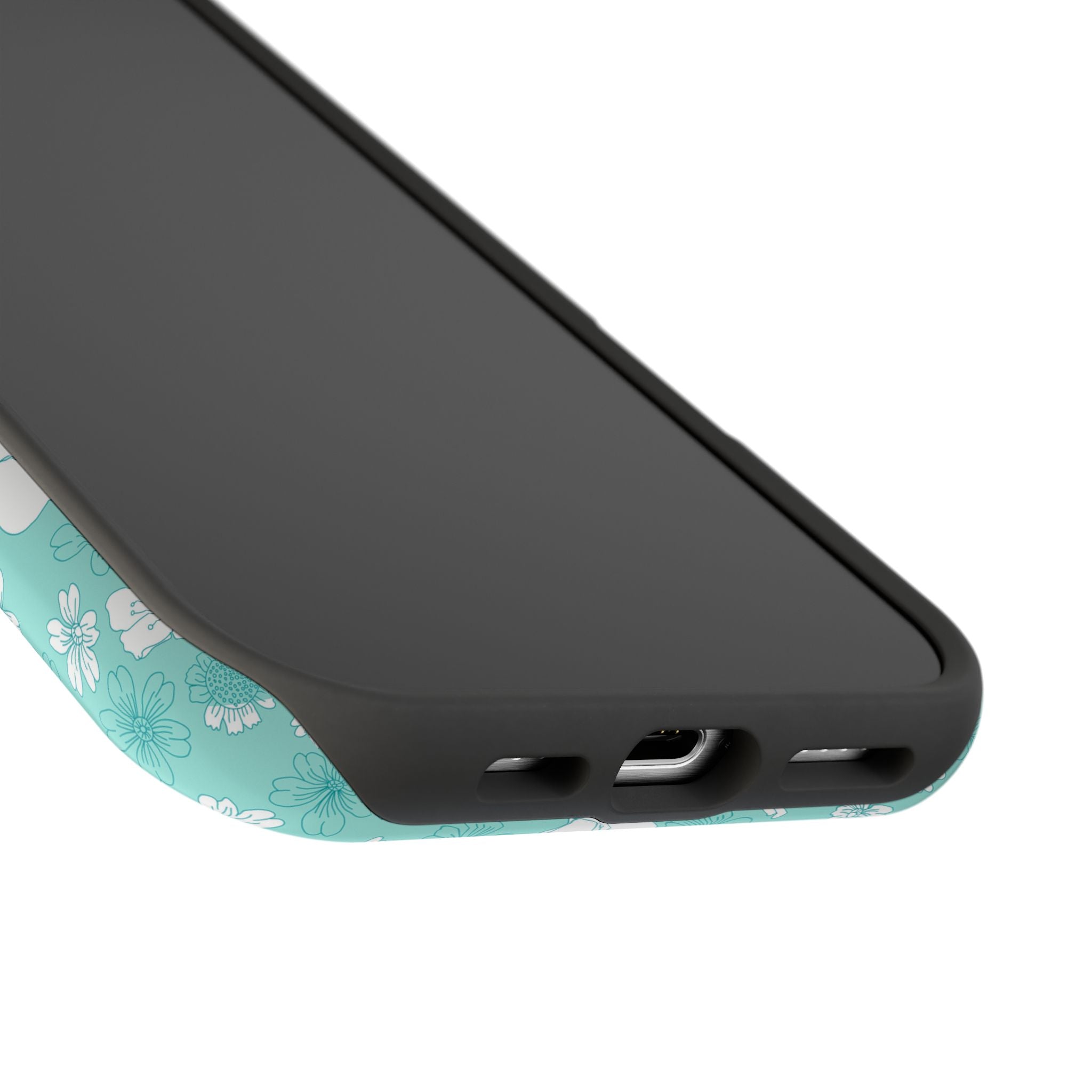 Floral Frost | Teal Floral Case