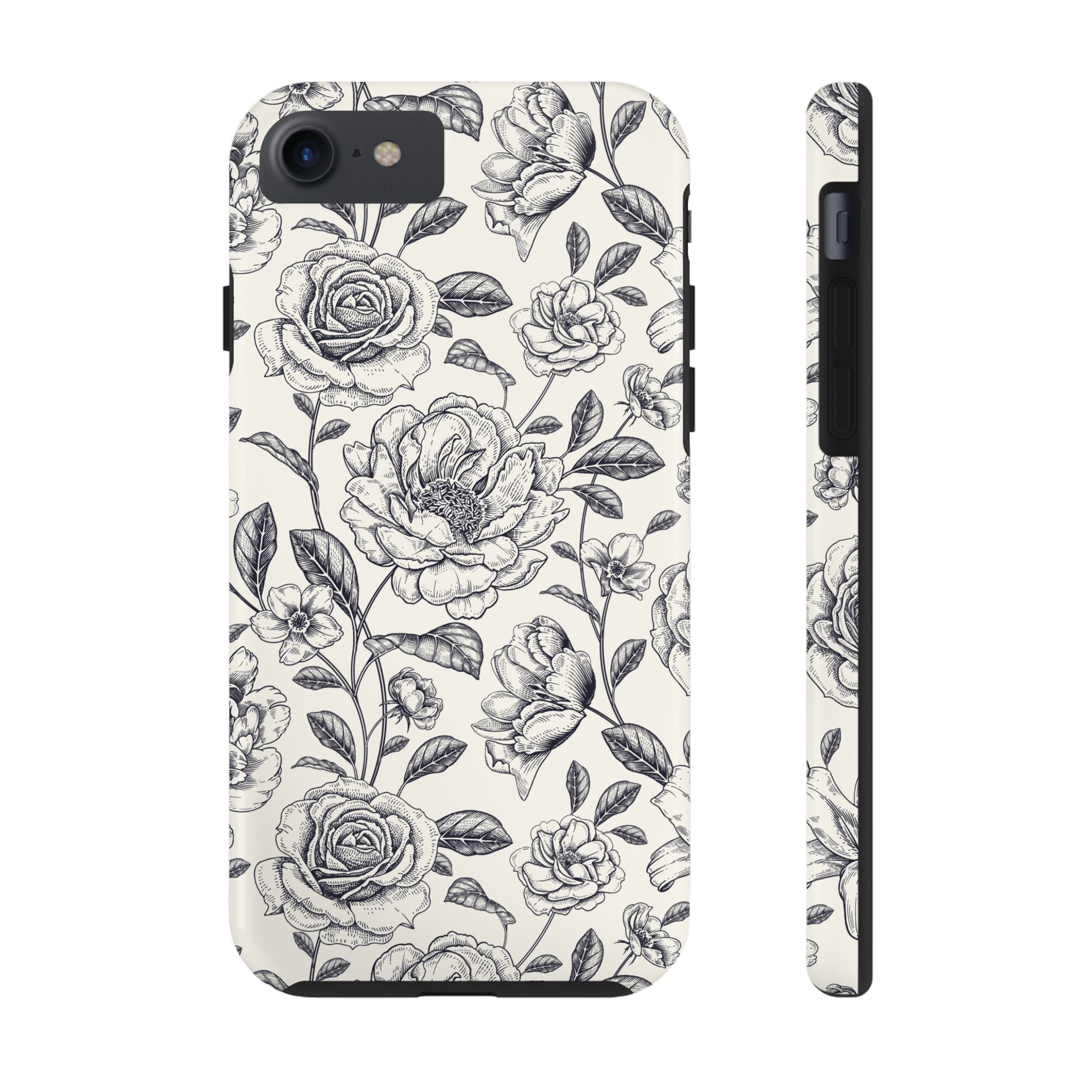 Vintage Memories | Black Flower Case