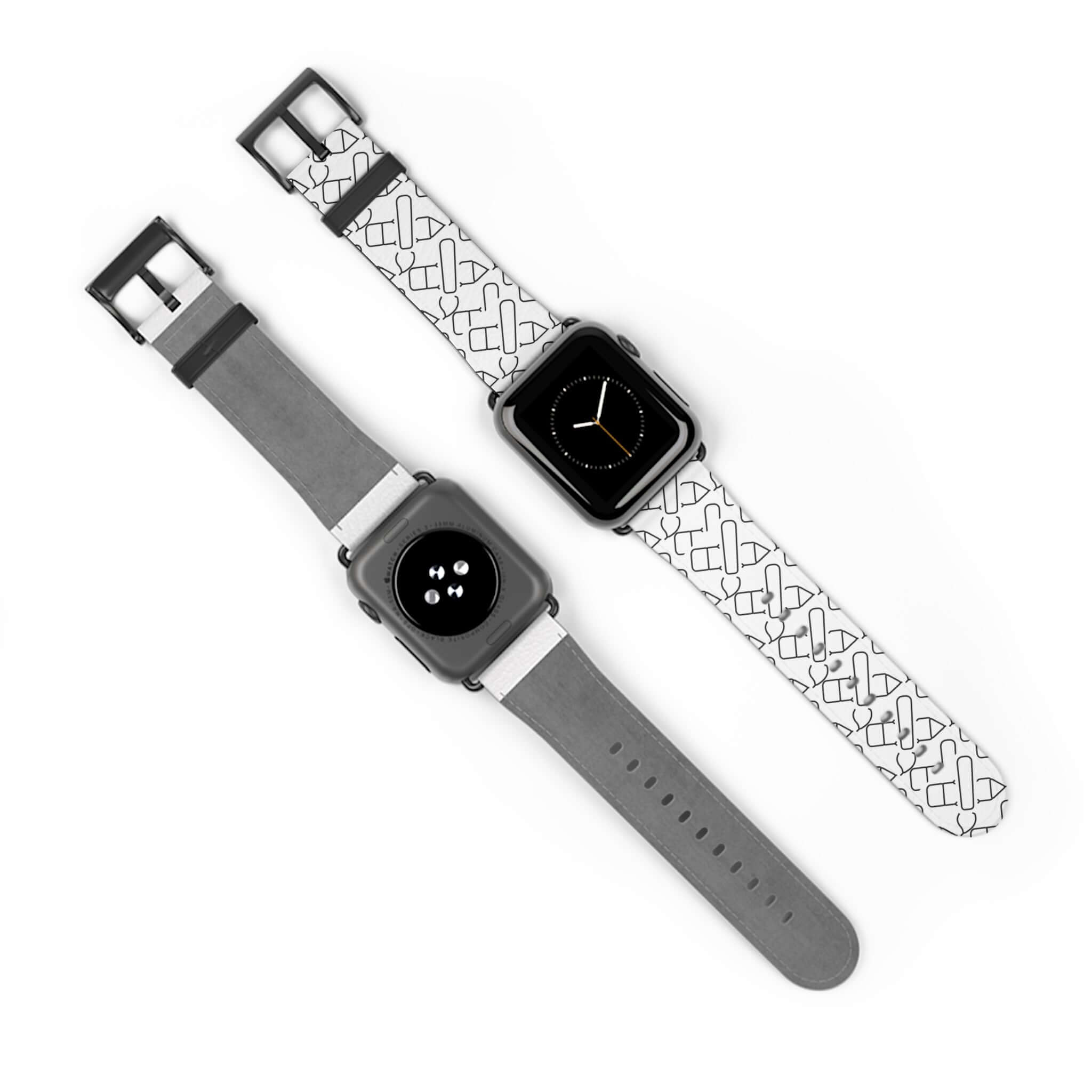 Personalized Apple Watch band with unique design, available for customization, perfect for stylish tech personalization or gifting.