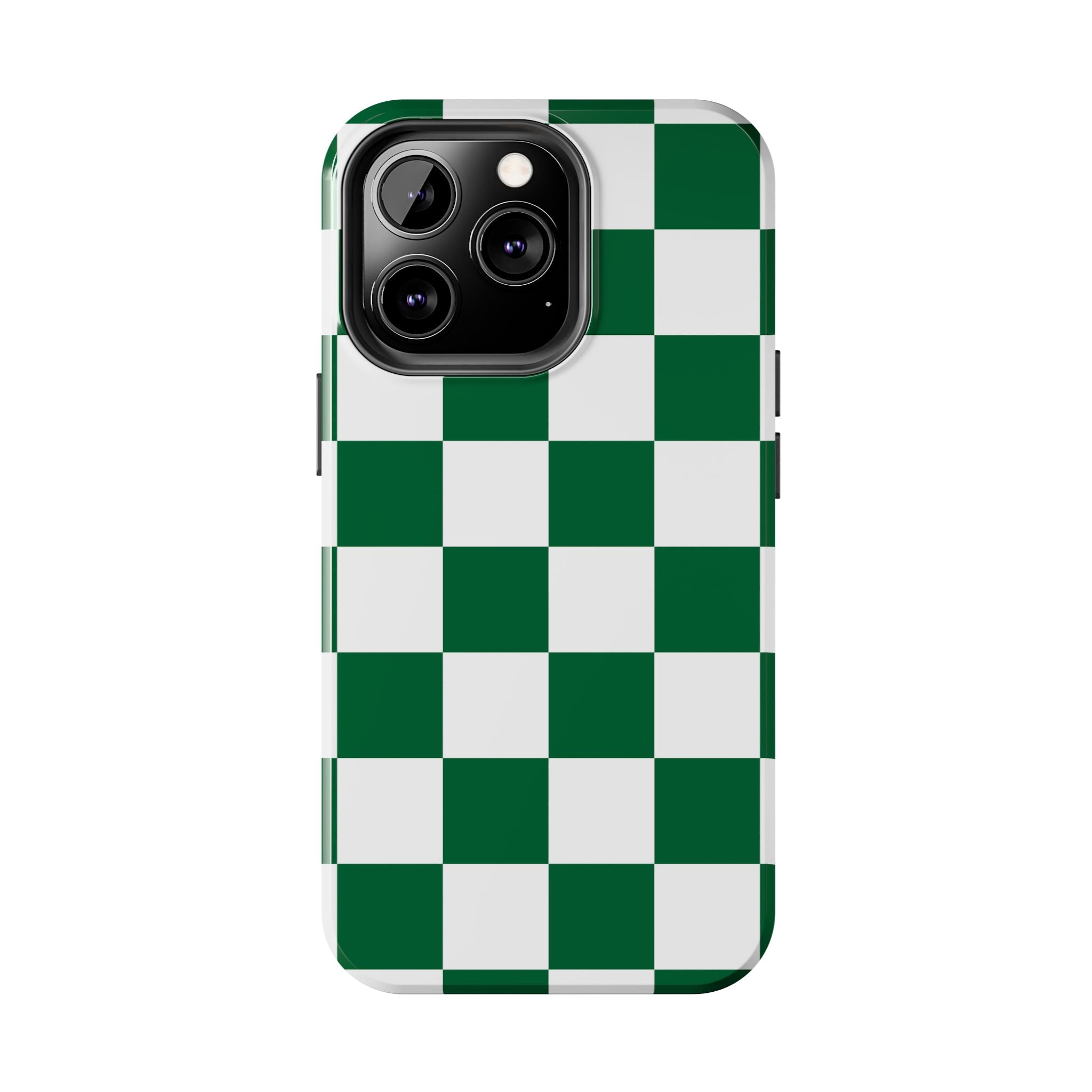 Effortlessly Chic | Green Checkered Case