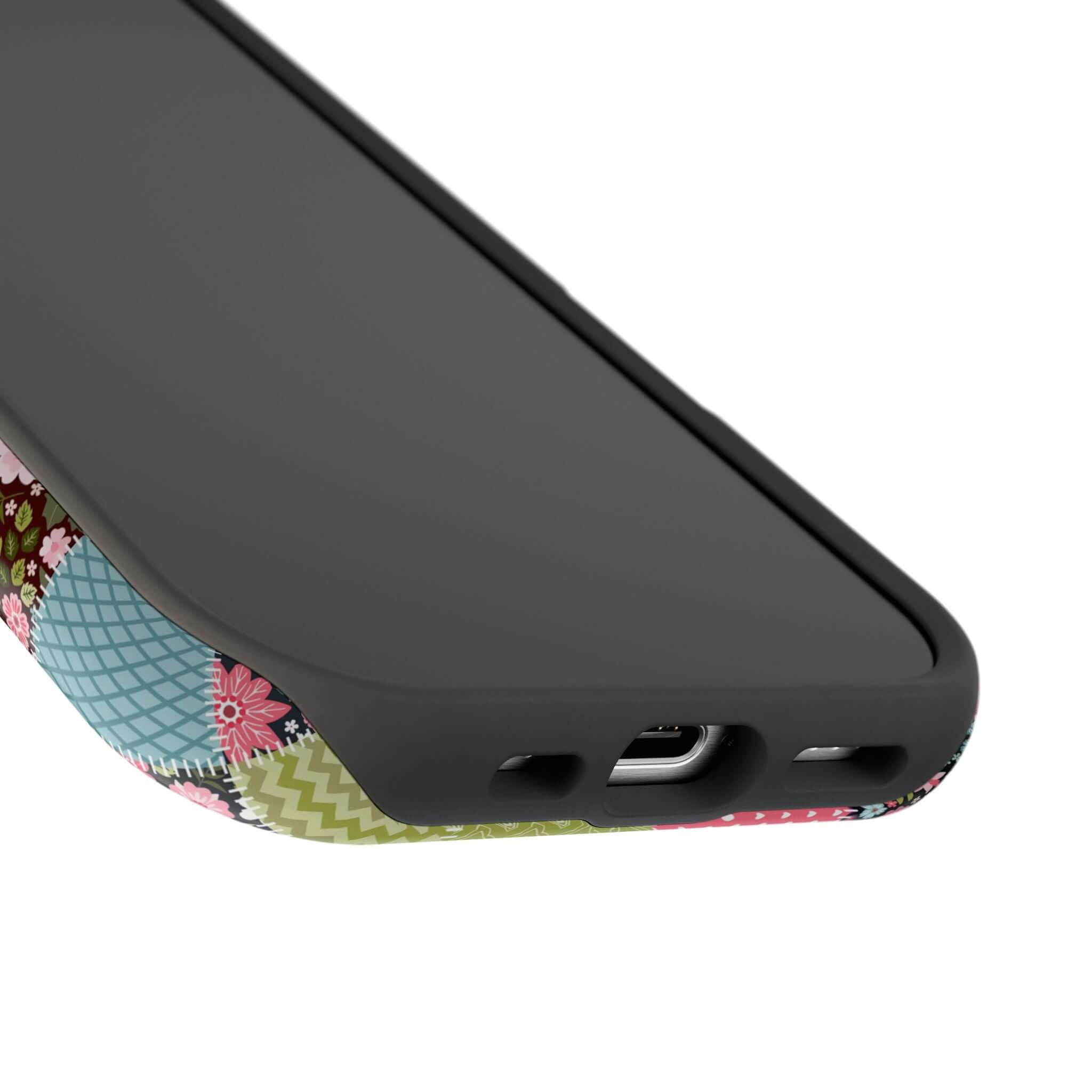 Wildflower Patchwork MagSafe iPhone Case - Cute Floral Phone Cover for Free-Spirited Style