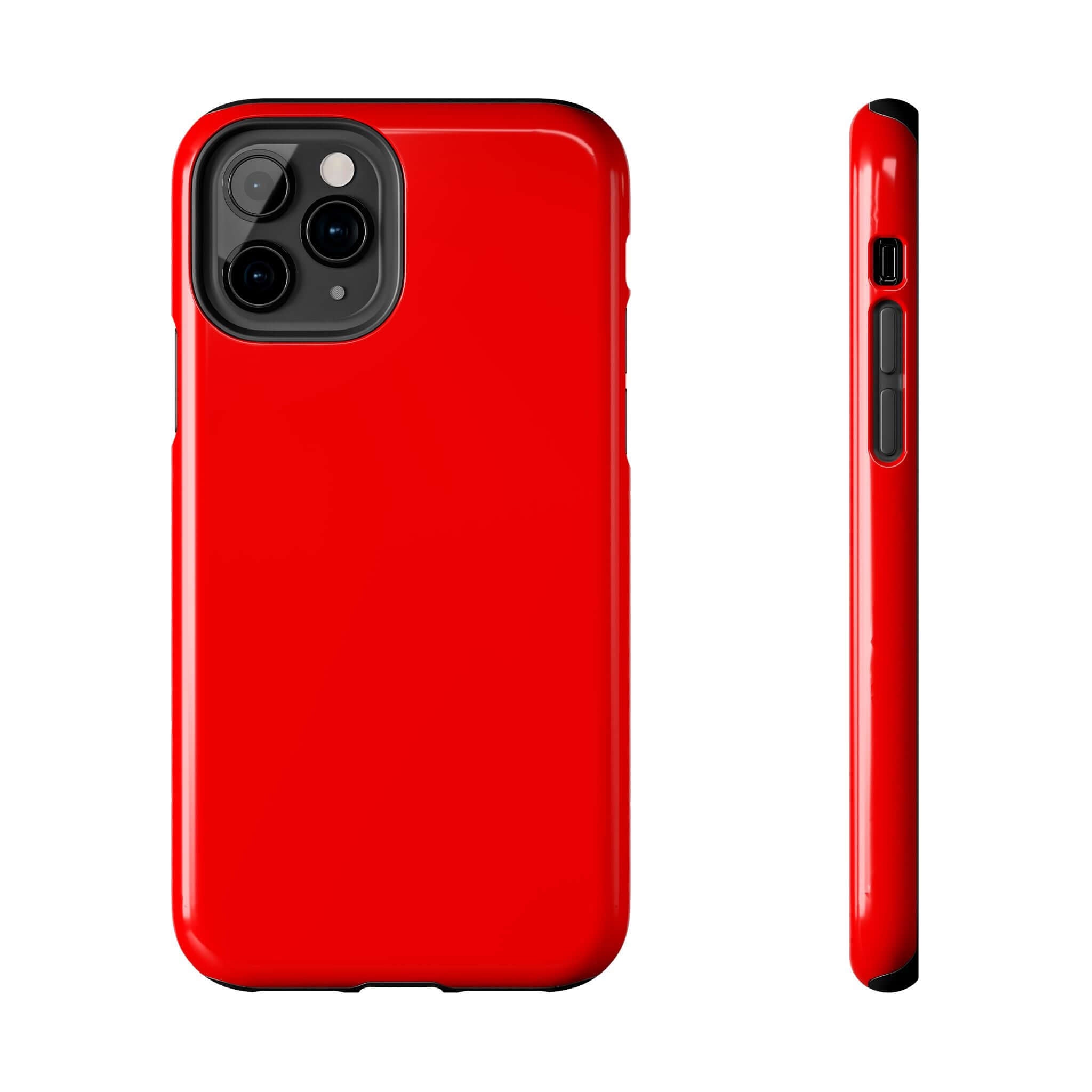 Neon red iPhone case - Radiant Ruby Phone Cover available on the cutest phone cases websites with free shipping