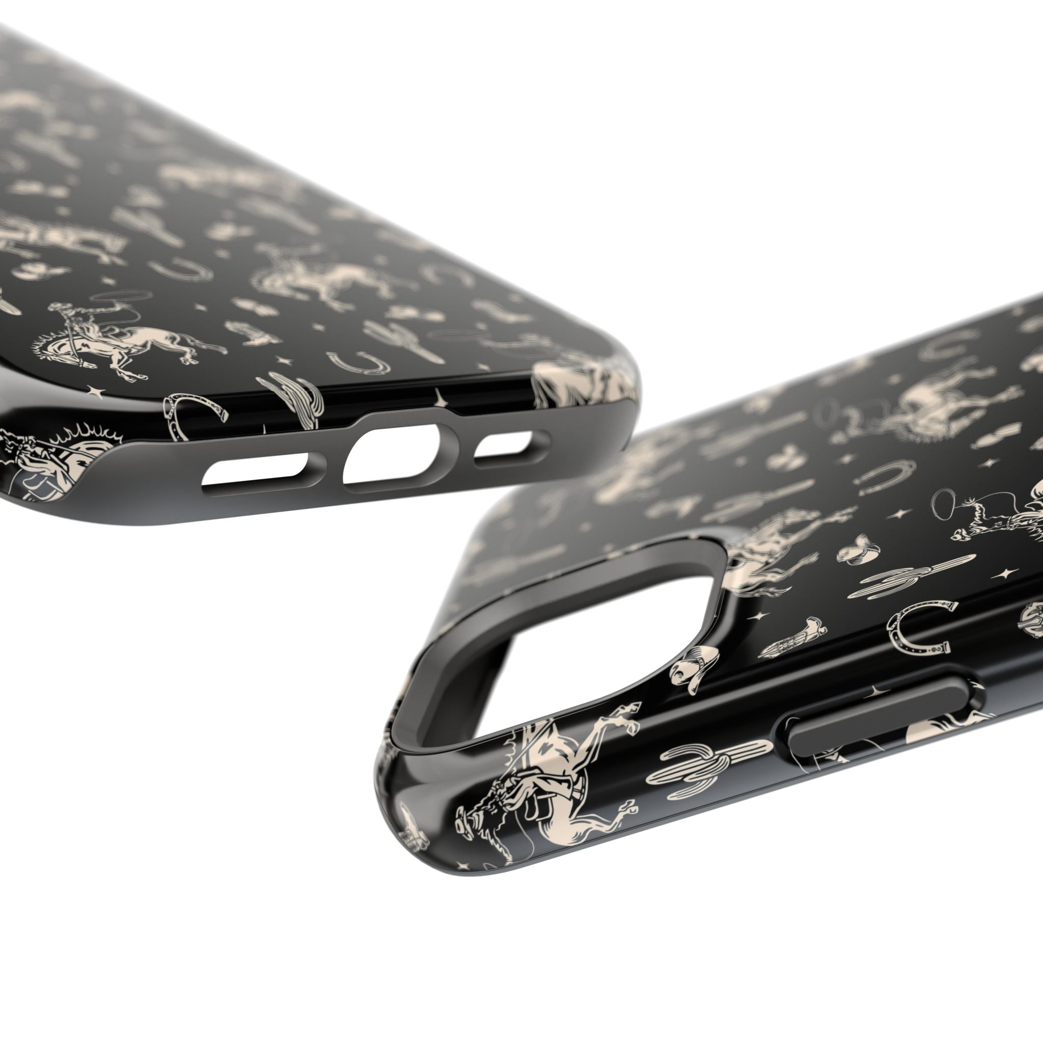 Twilight Cowgirl | Black Western Case