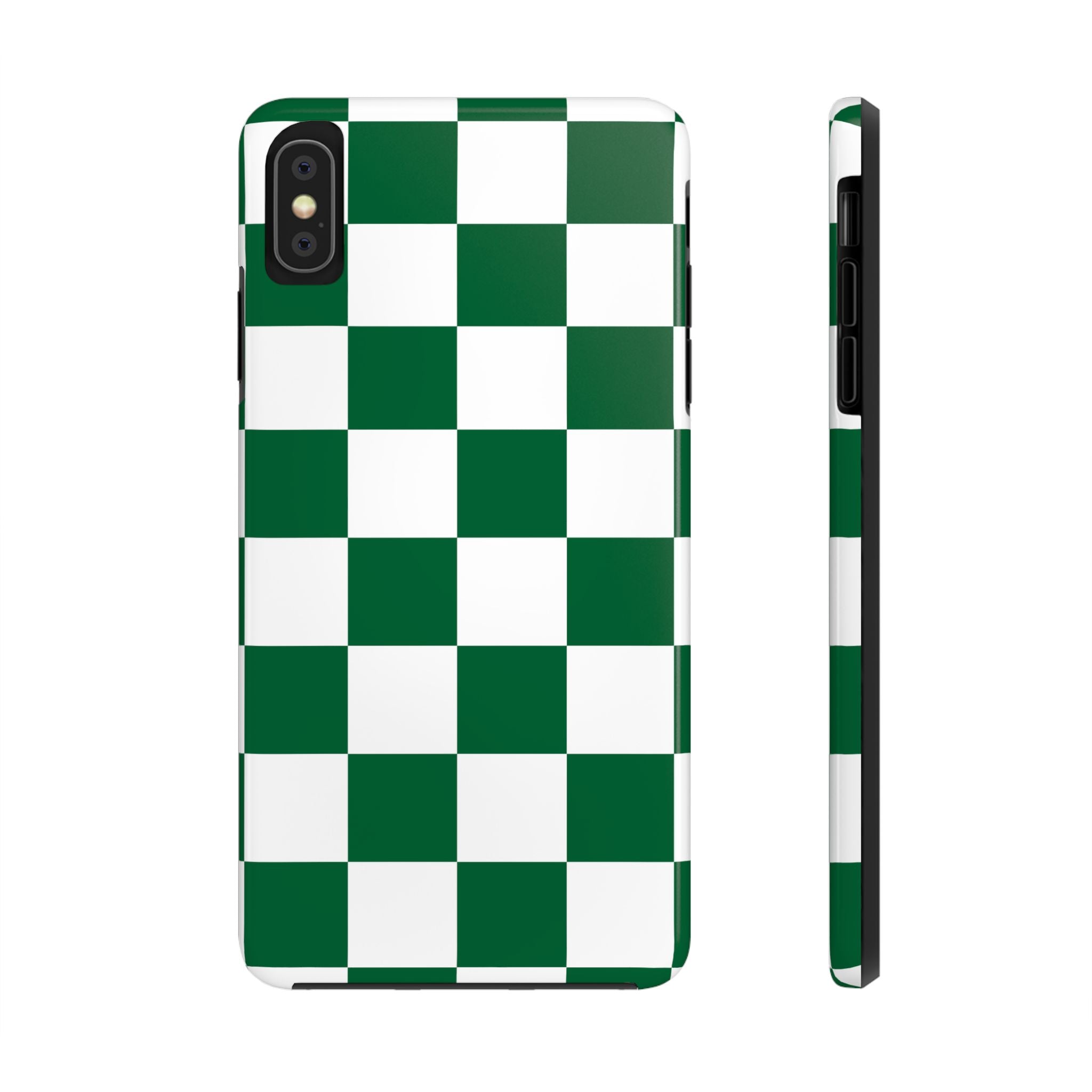 Effortlessly Chic | Green Checkered Case