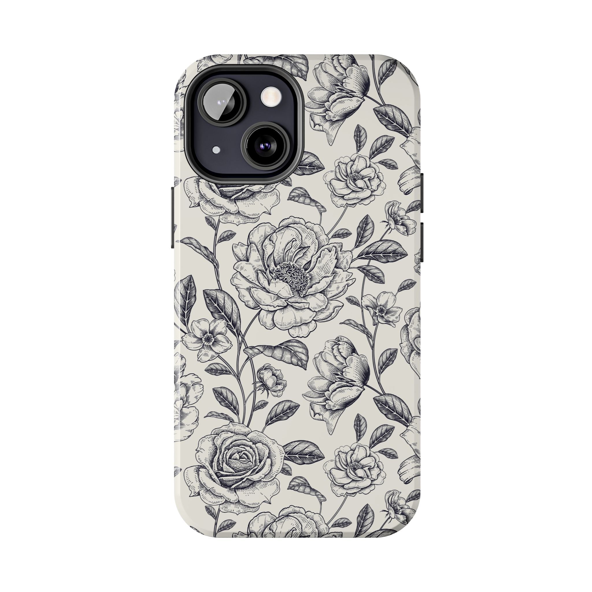 Vintage Memories | Black Flower Case