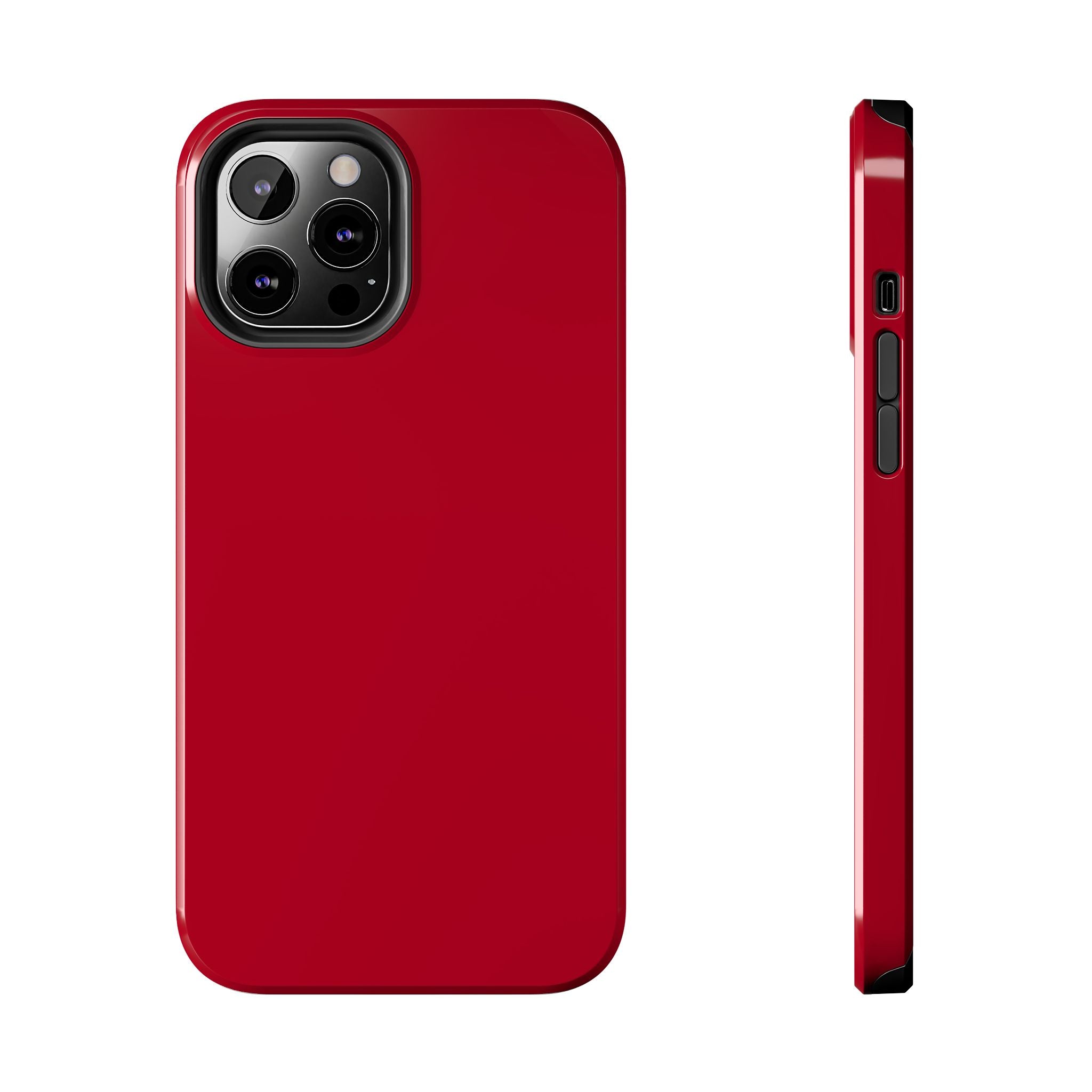 Candy Apple Solid Red iPhone 16 case, stylish and protective cute phone cover.