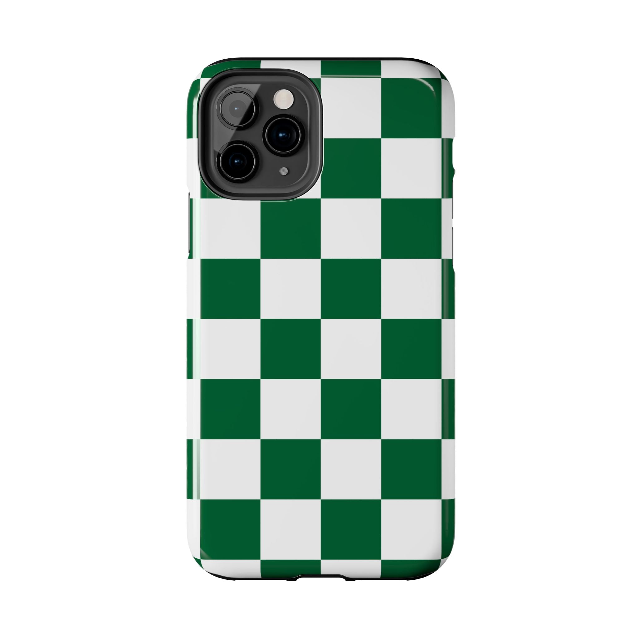 Effortlessly Chic | Green Checkered Case