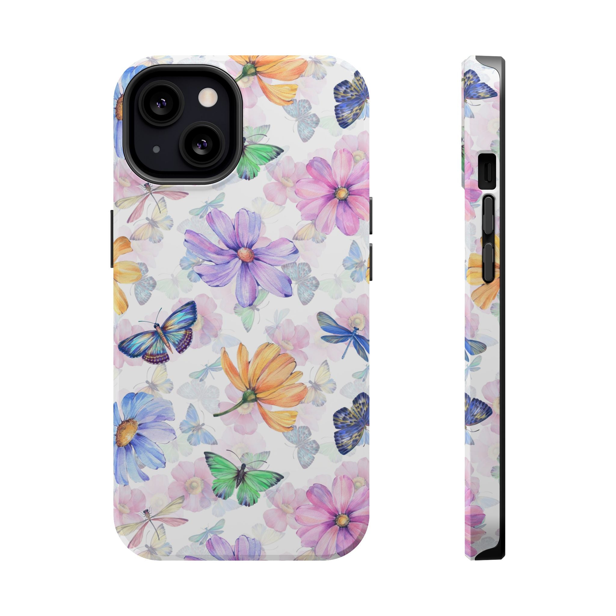 Fluttering Blooms | Watercolor Butterfly Case