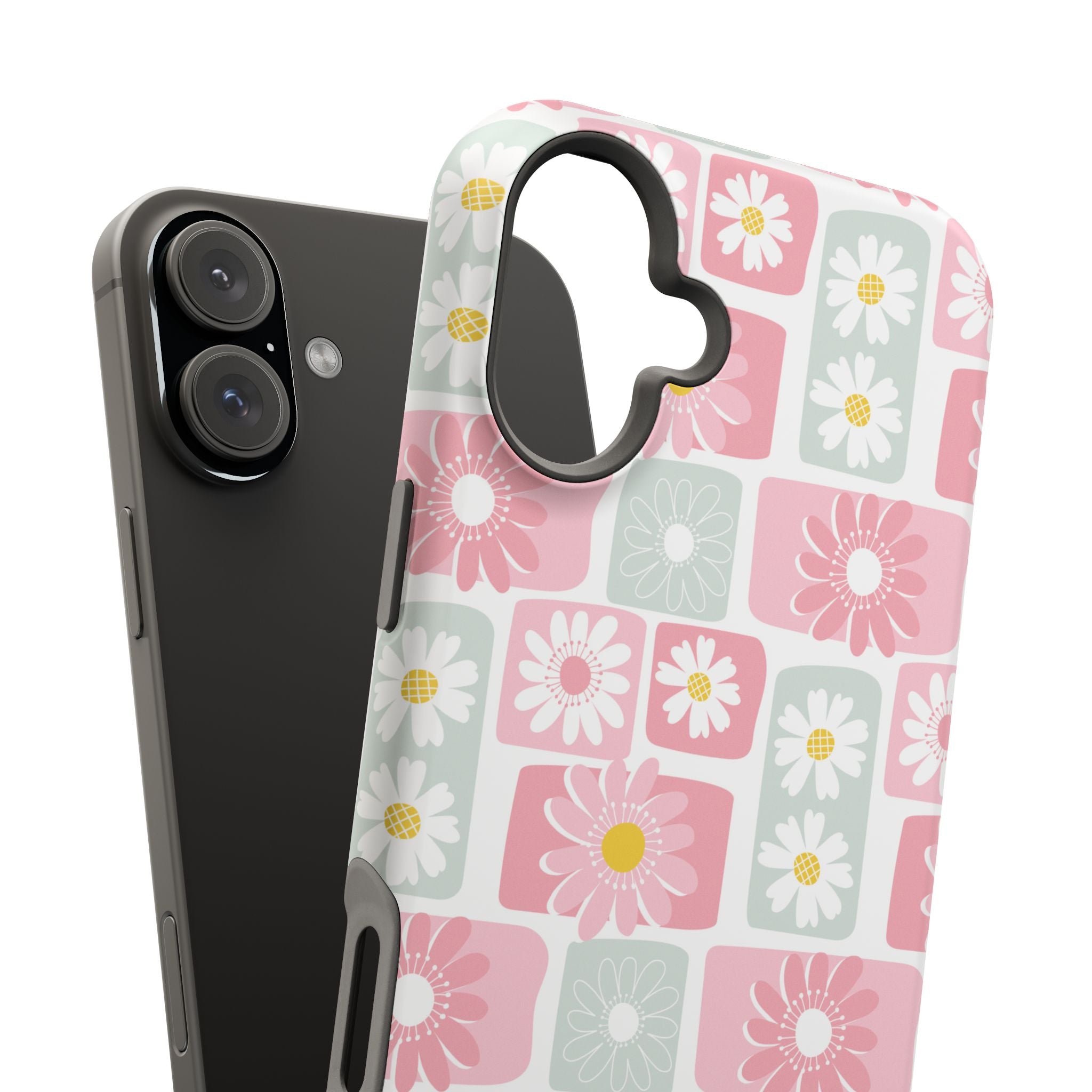 Daisy Craze | Checkered Floral Case