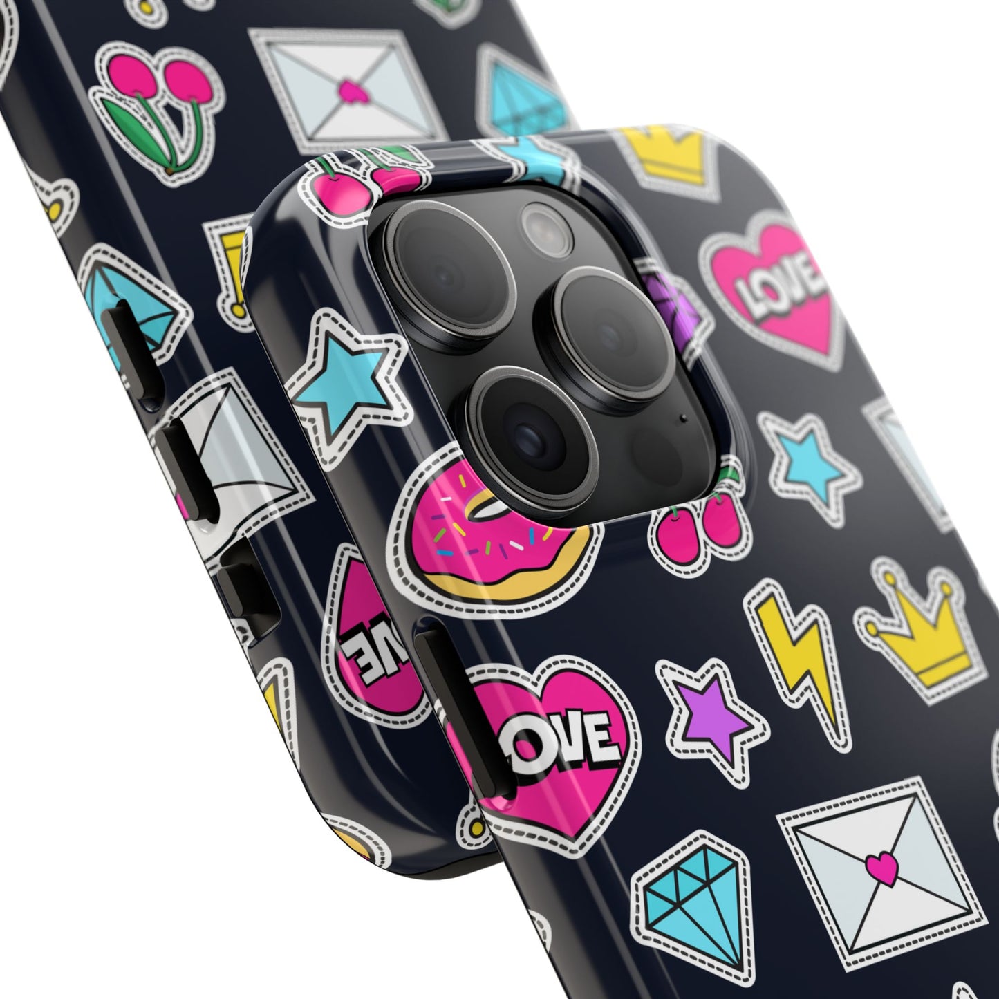 Cute Stickers | Black Case