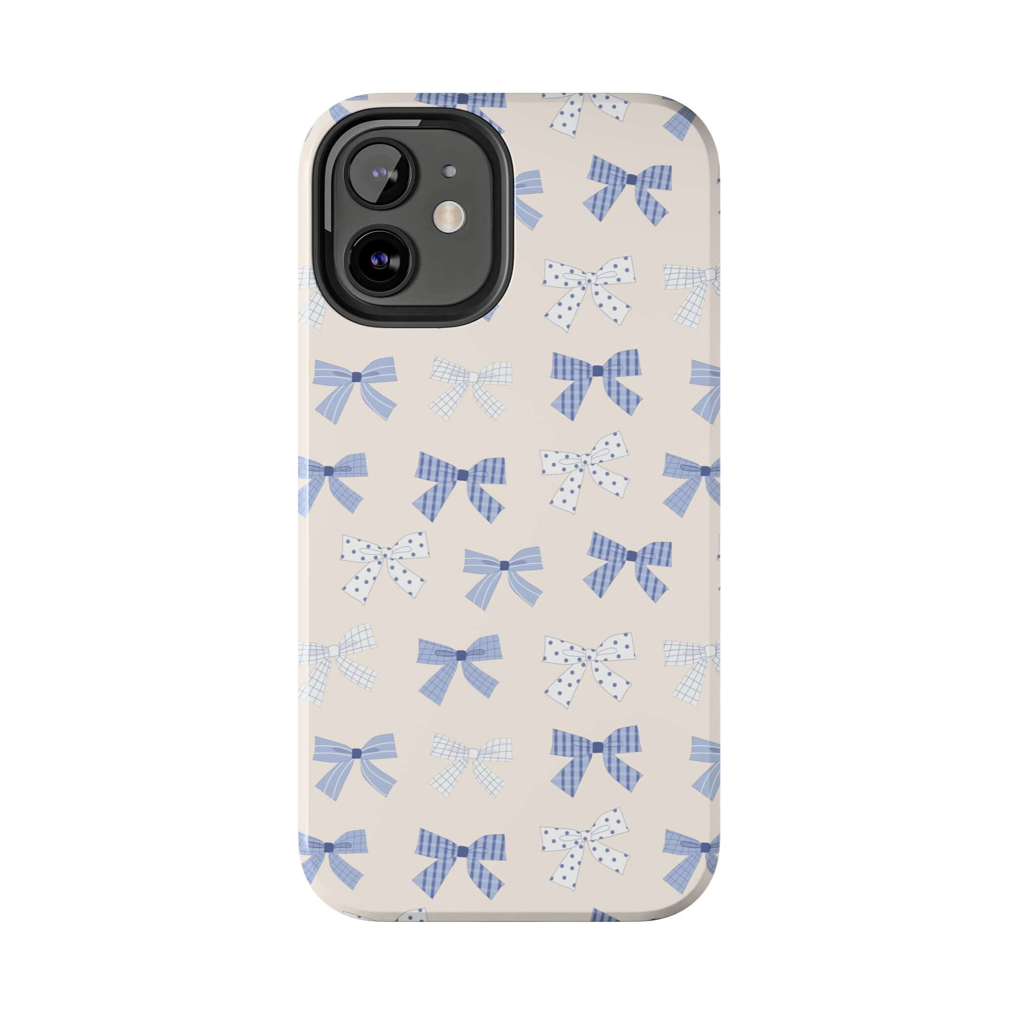 Cute Bride to Be Blue Coquette Phone Case with Blue Bows for iPhone 16, Perfect Girlie Design for Brides-to-Be