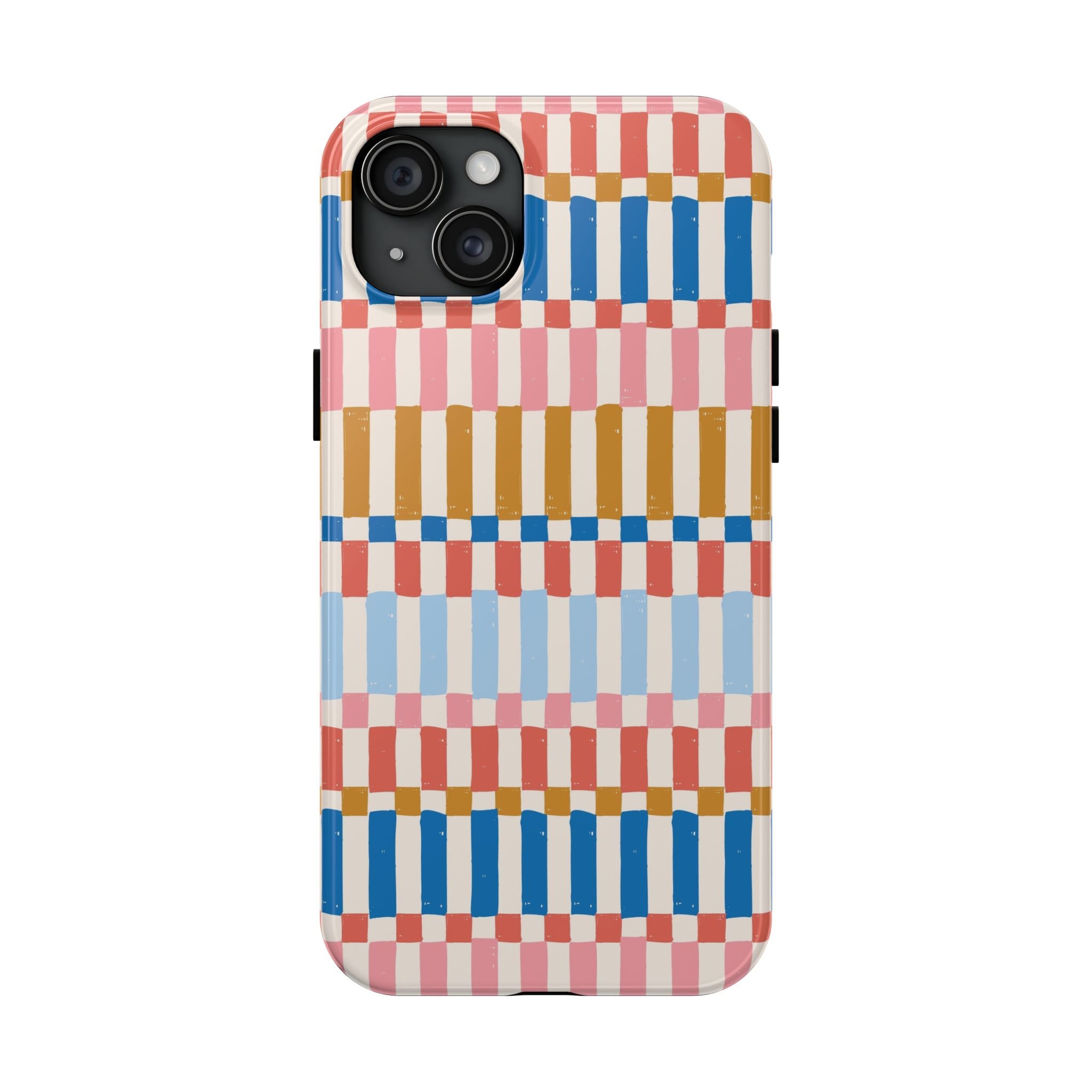 Vintage Colorwave Stripes iPhone case with vibrant colors, cute iPhone cases, iPhone case cover, protective phone case, stylish i phone case.