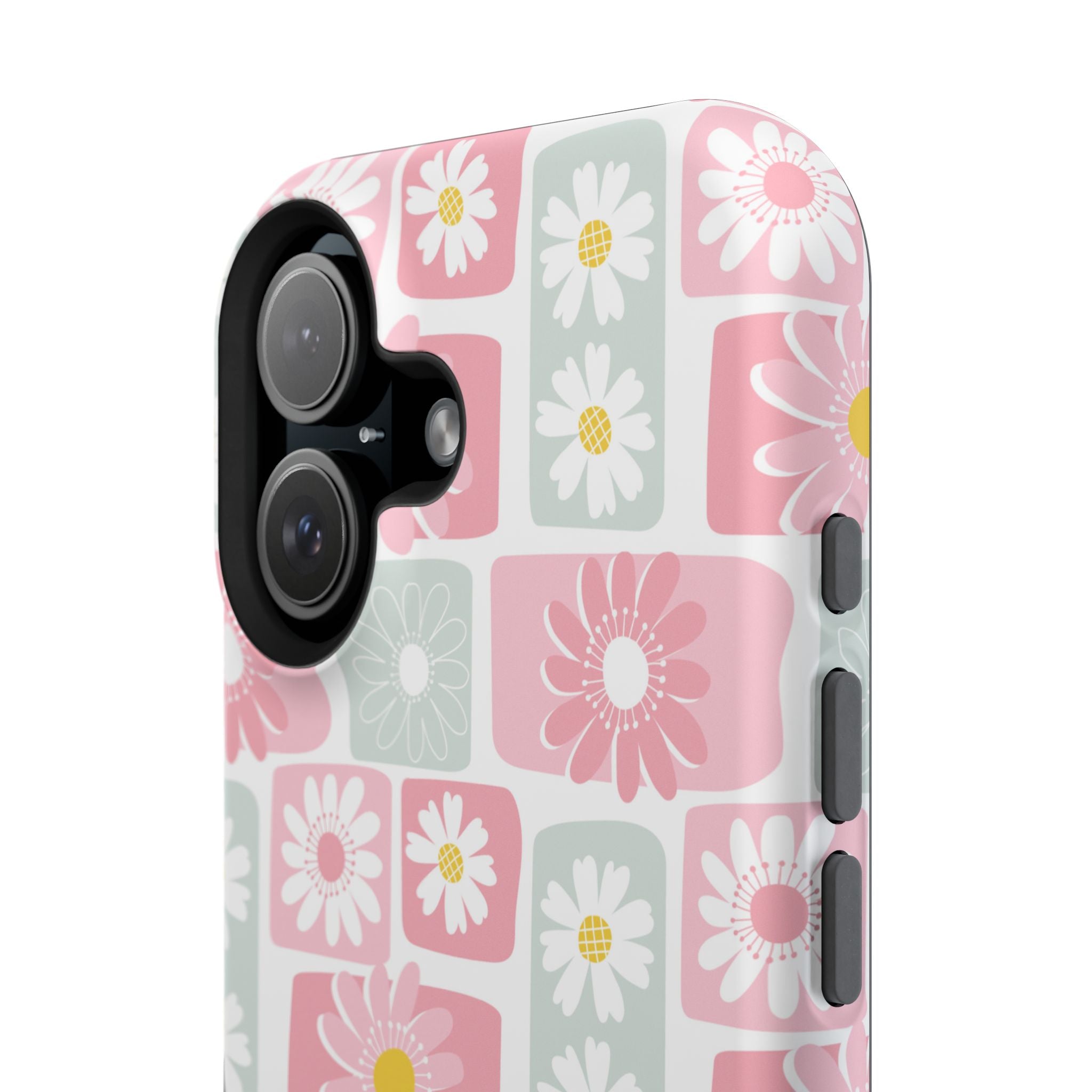 Daisy Craze | Checkered Floral Case