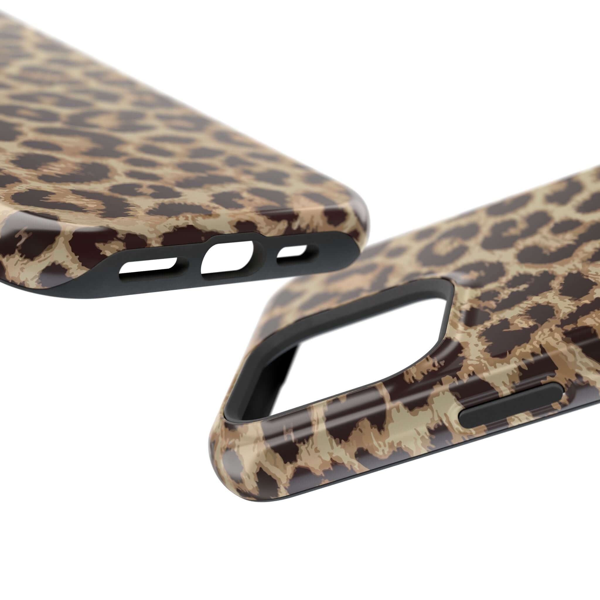 Stylish Savannah Rush Cheetah Case for iPhone 16 with bold animal print, featuring a cute MagSafe design for protection and flair.