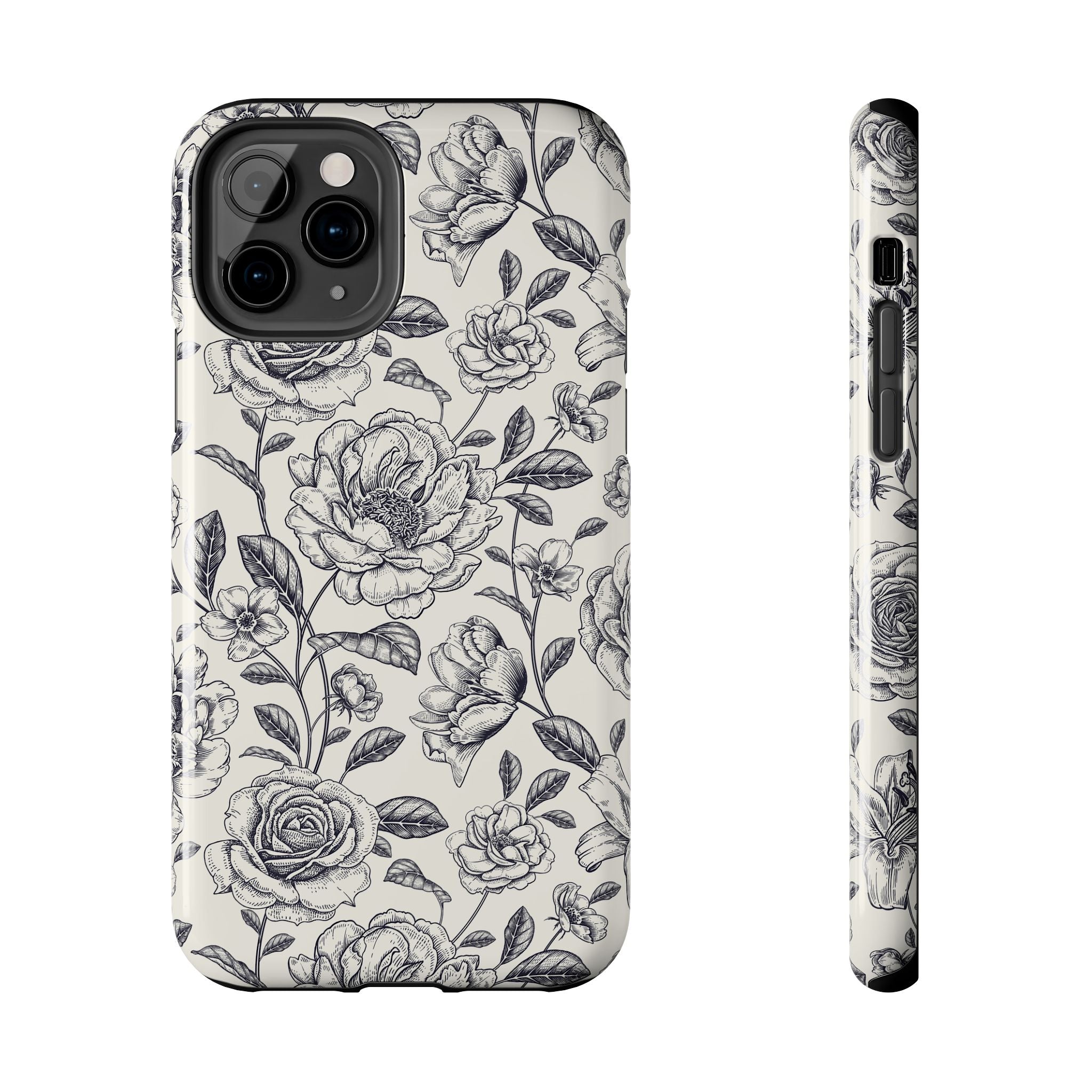 Vintage Memories | Black Flower Case