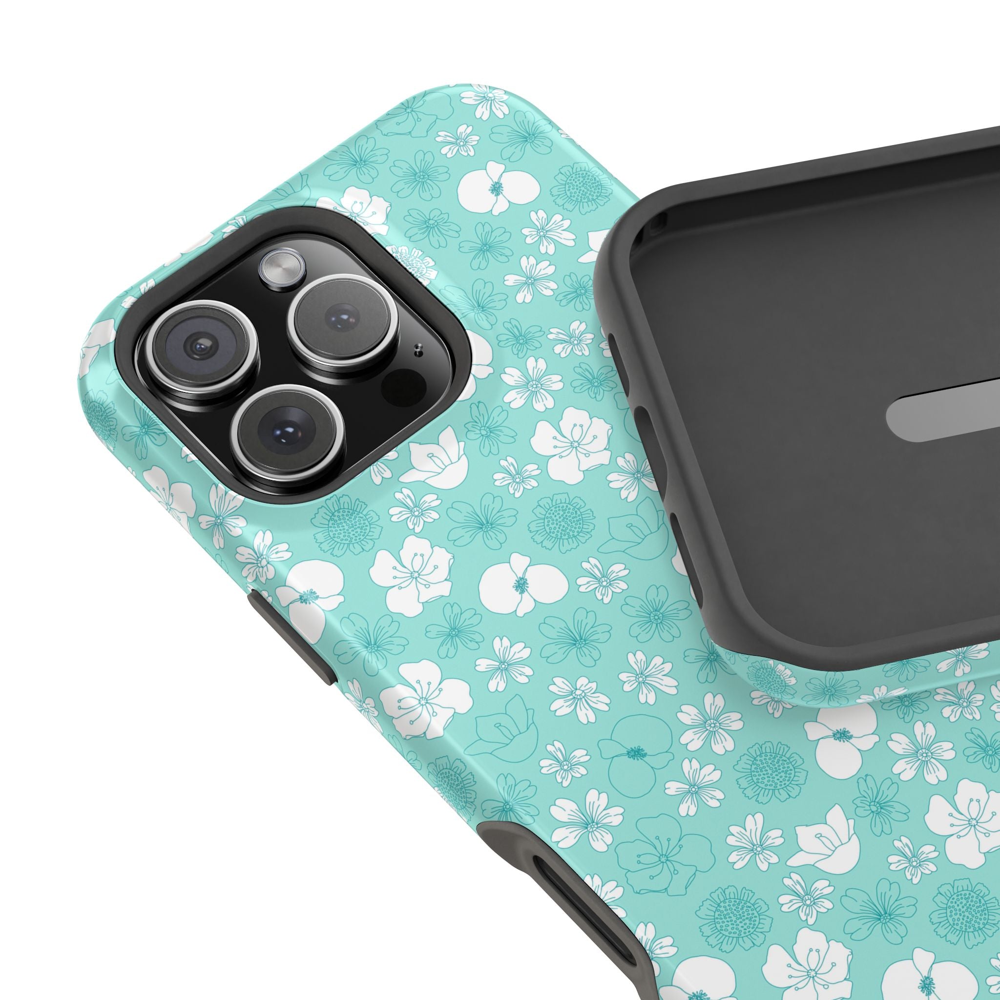 Floral Frost | Teal Floral Case