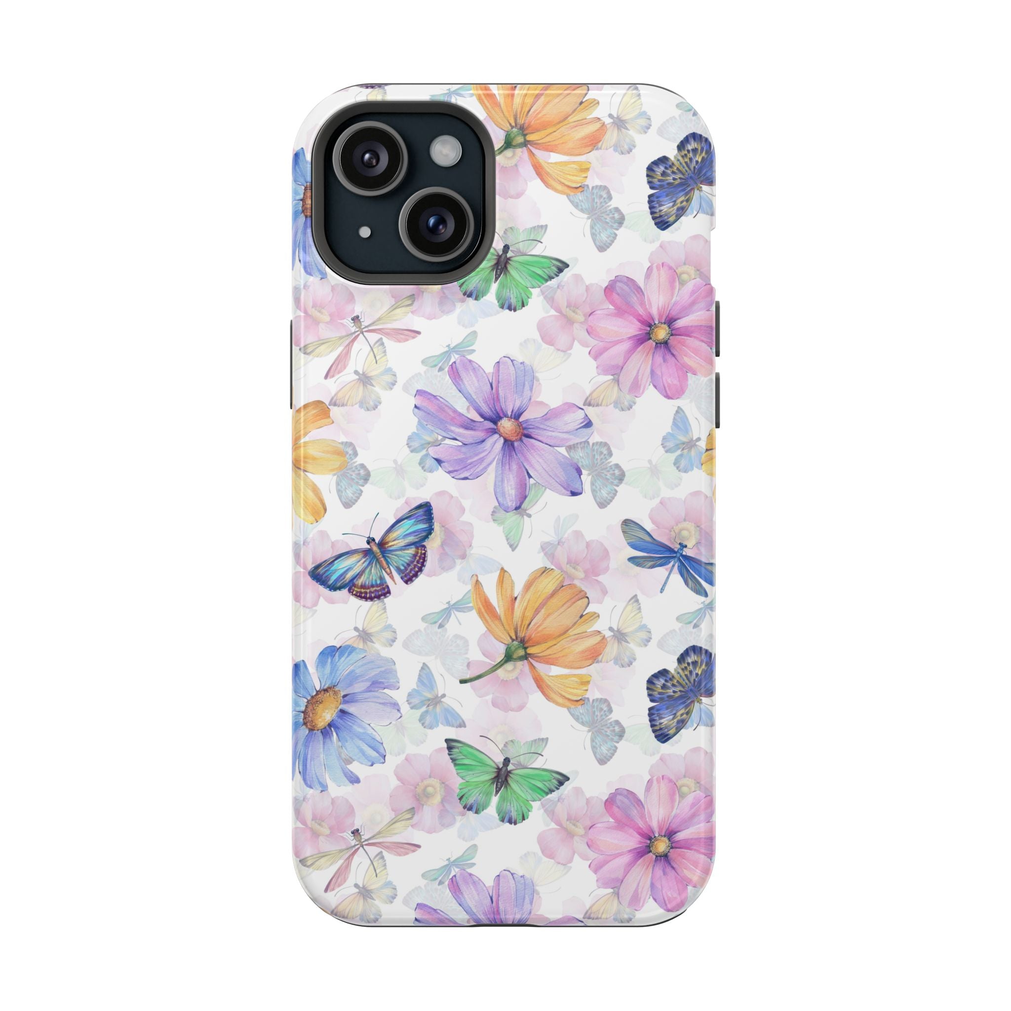 Fluttering Blooms | Watercolor Butterfly Case