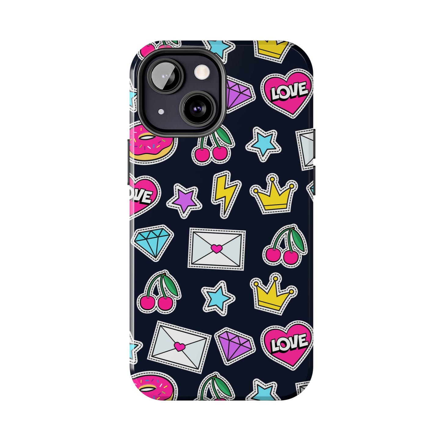 Cute Stickers | Black Case