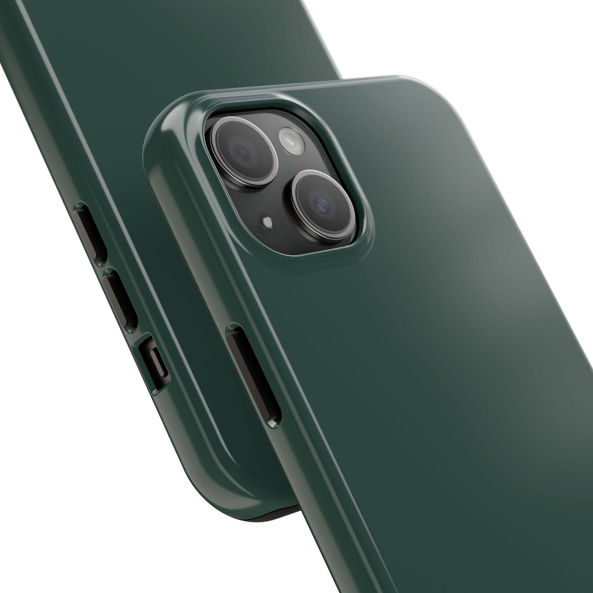 Solid green phone case for iPhone 16, featuring a sleek design and durable protection, perfect as a cute phone cover.