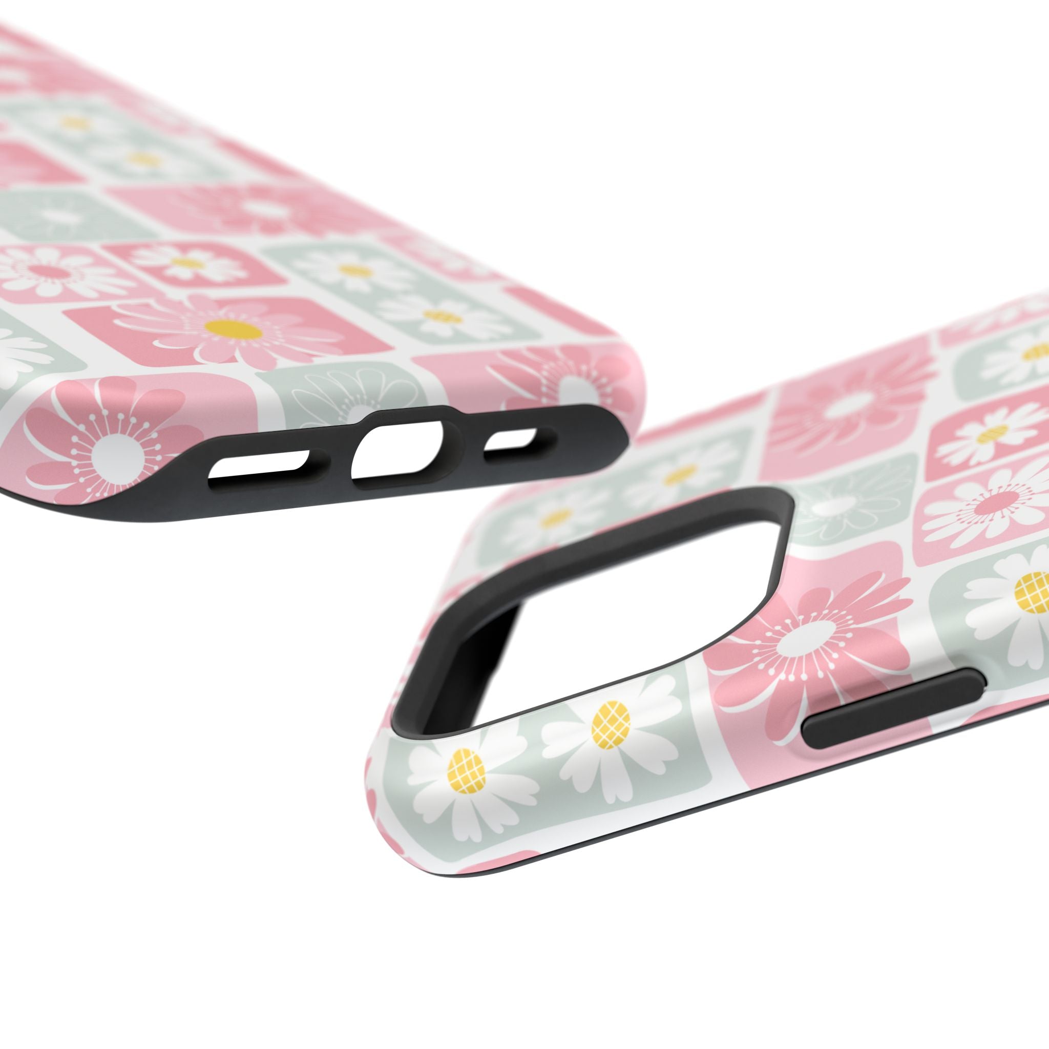 Daisy Craze | Checkered Floral Case