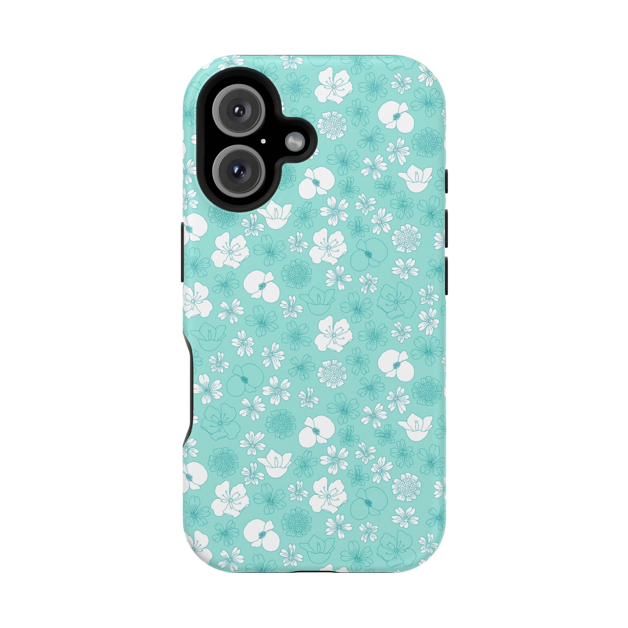 Floral Frost | Teal Floral Case