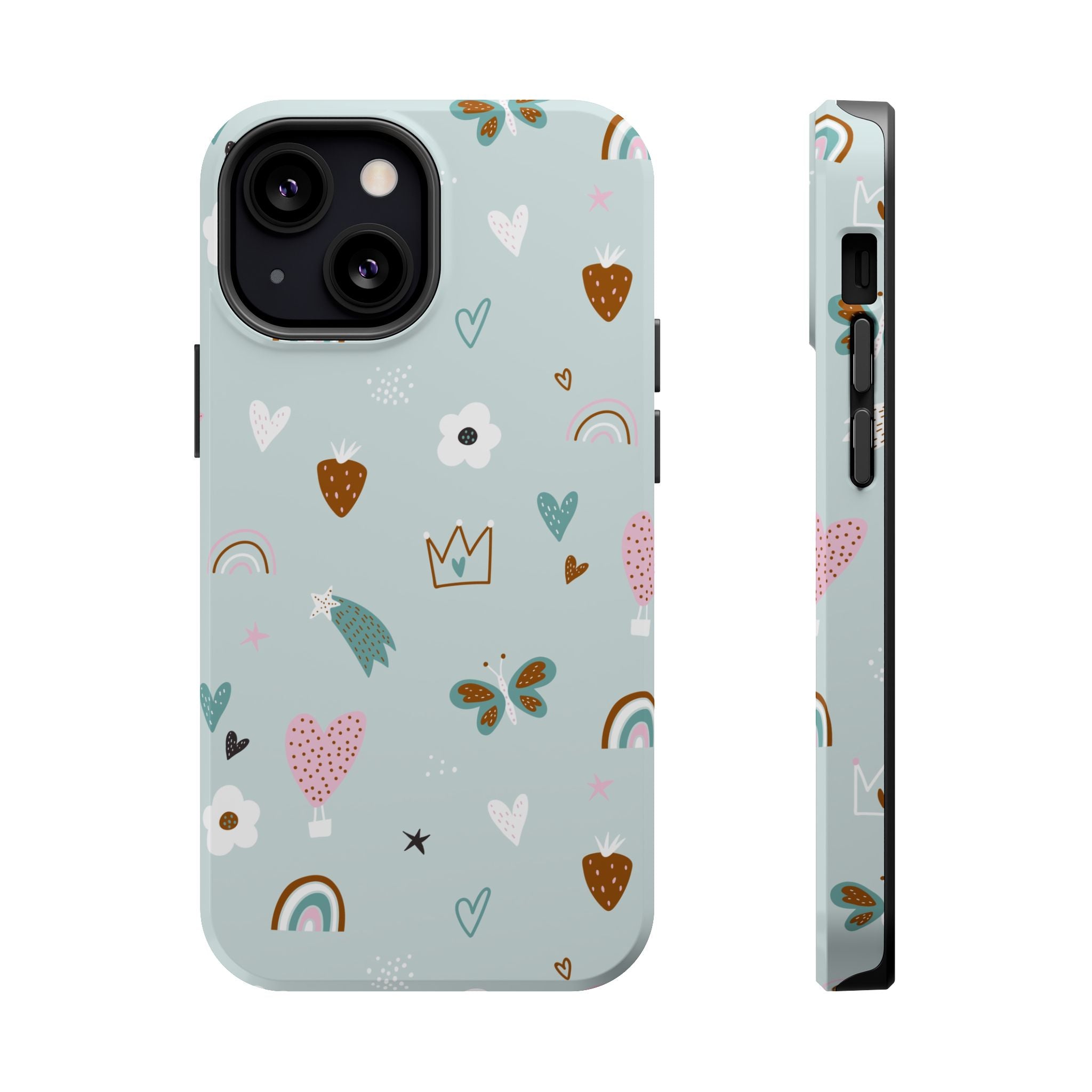 Doodle Delight | Teal Charms Case