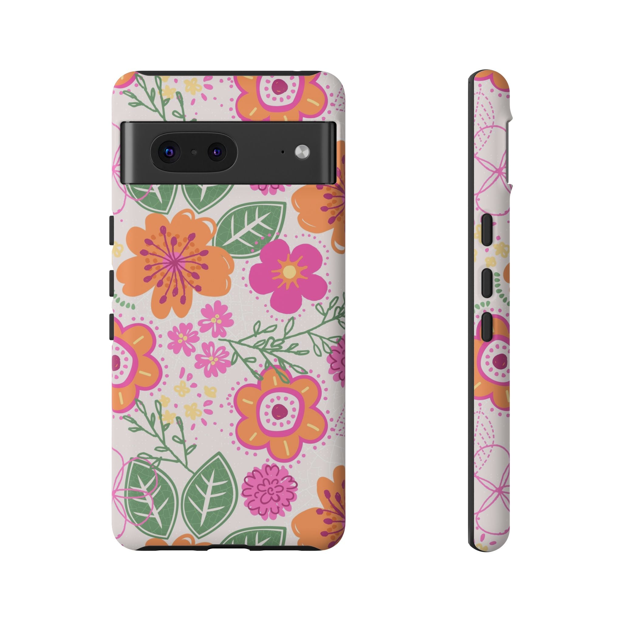 Hola | Estuche floral rosa