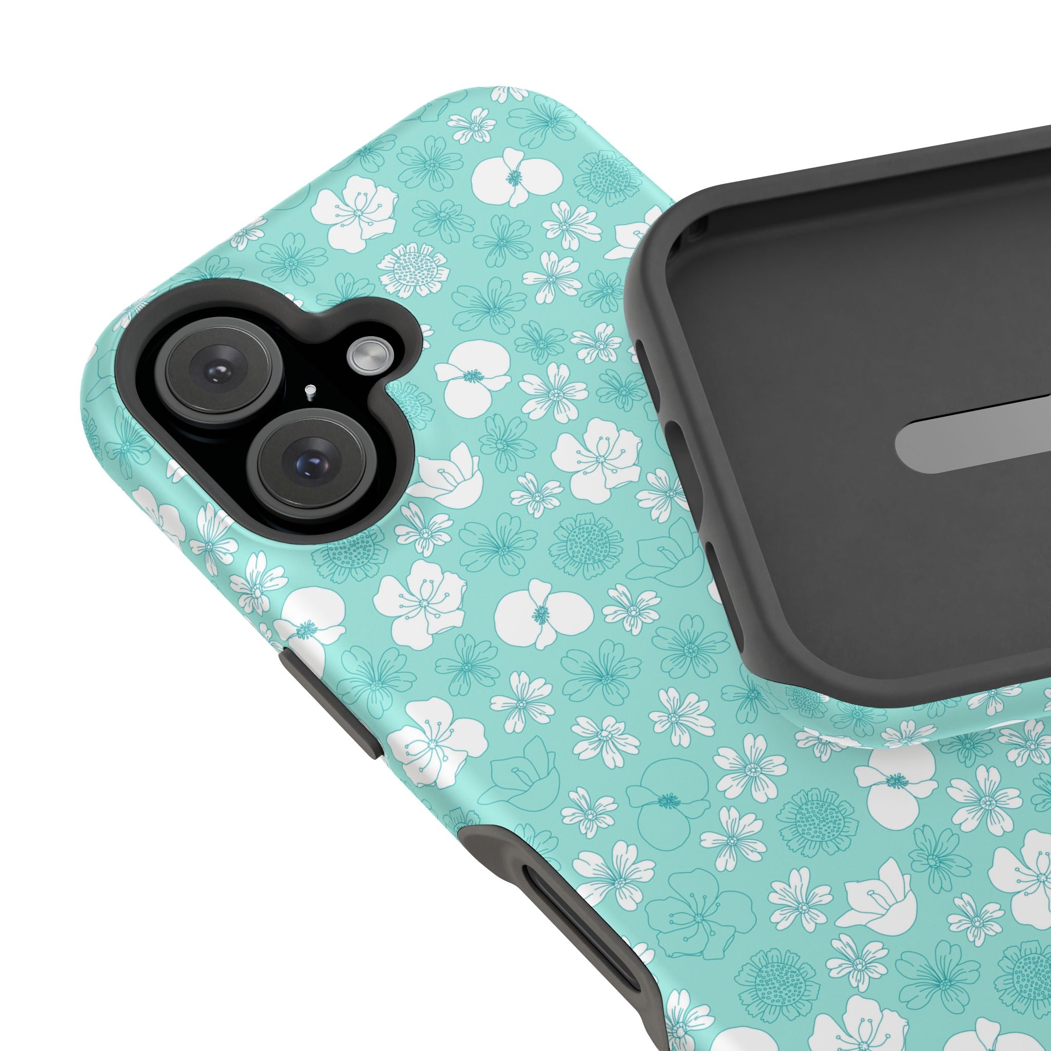 Floral Frost | Teal Floral Case