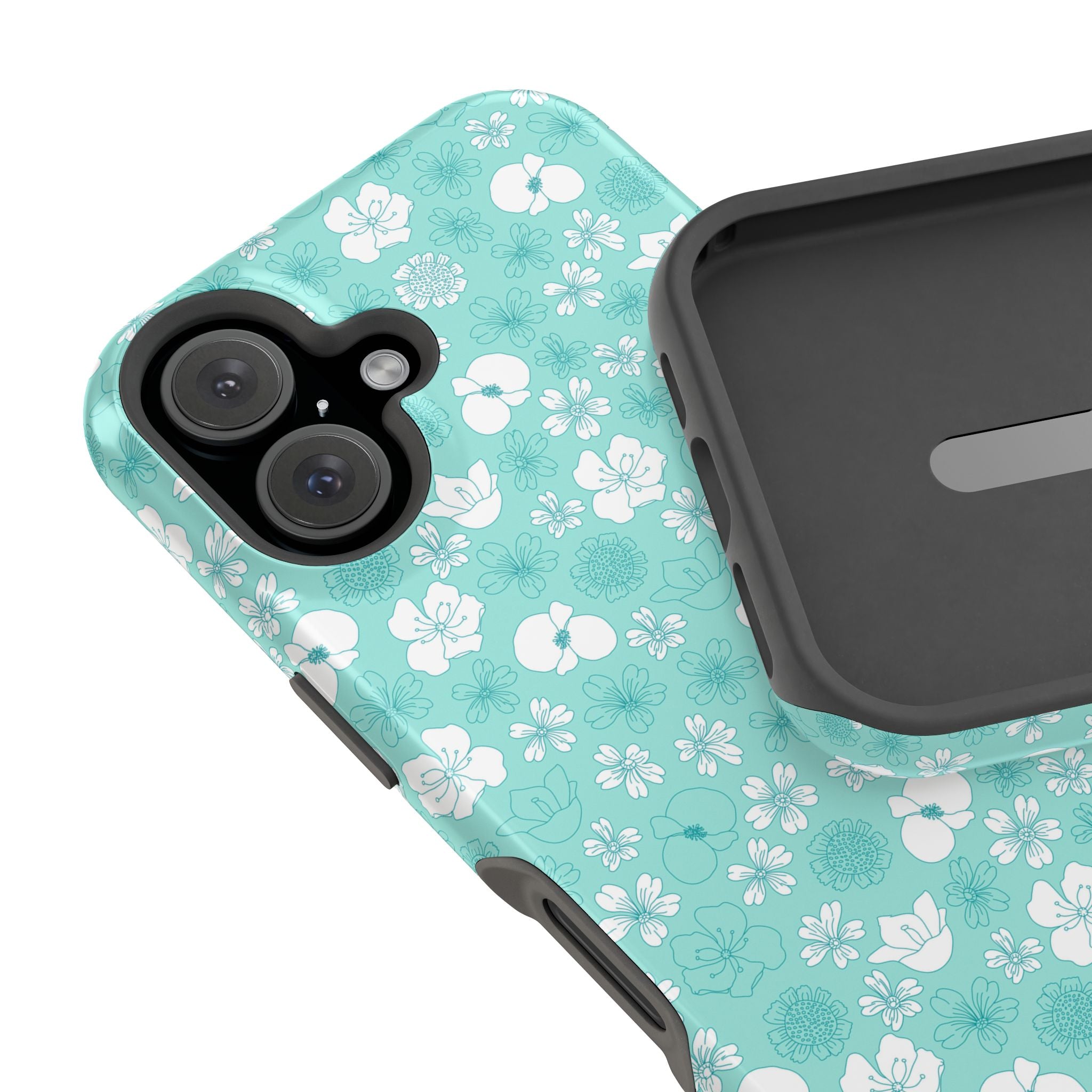 Floral Frost | Teal Floral Case