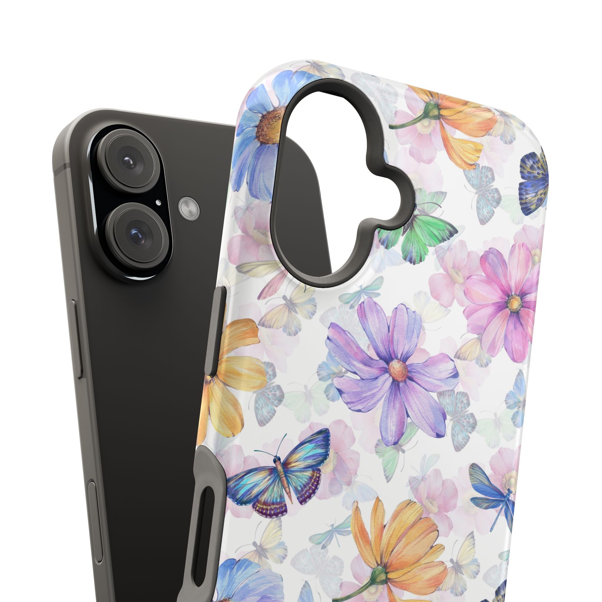 Fluttering Blooms | Watercolor Butterfly Case