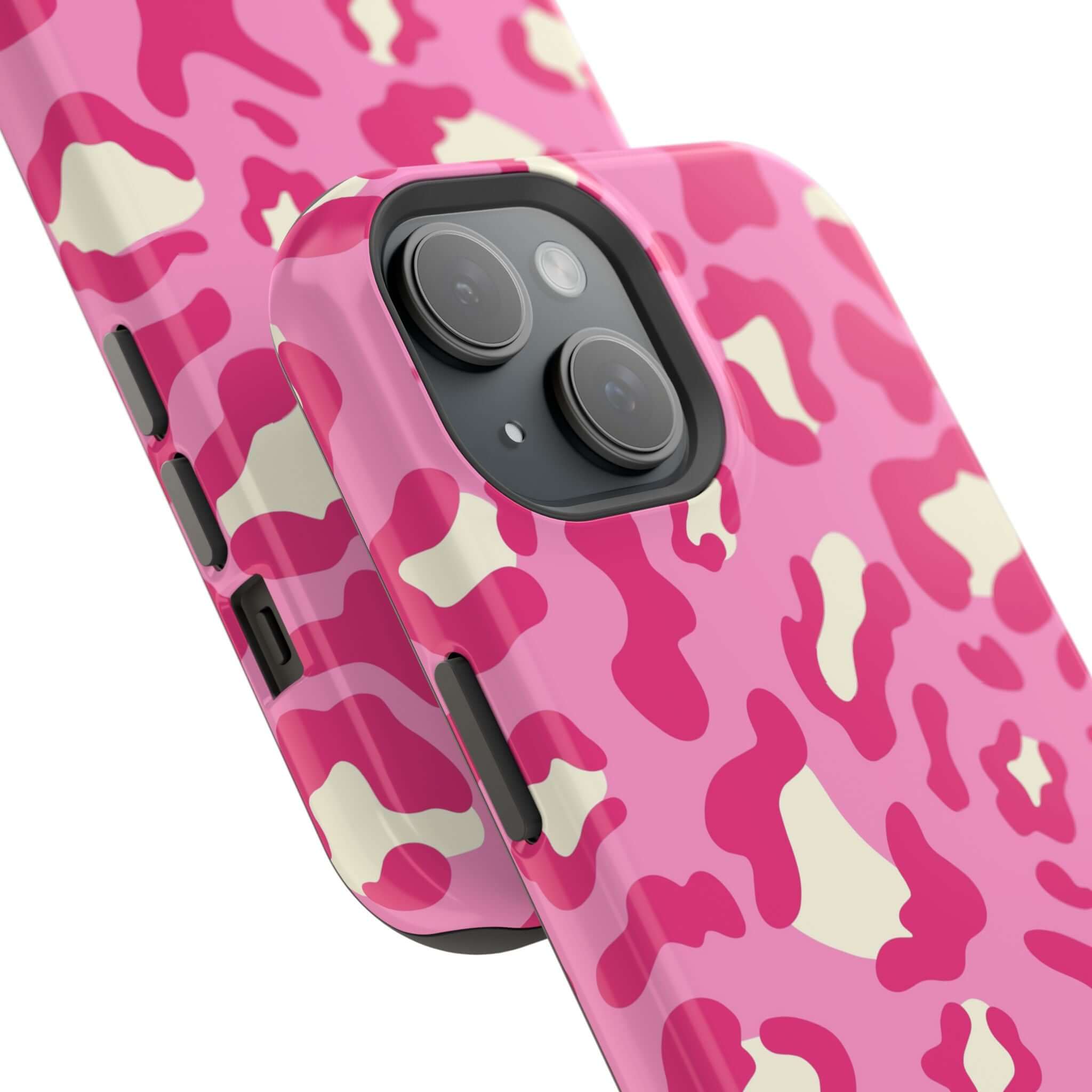 Preppy Cheetah | Pink Case - Phone Case For