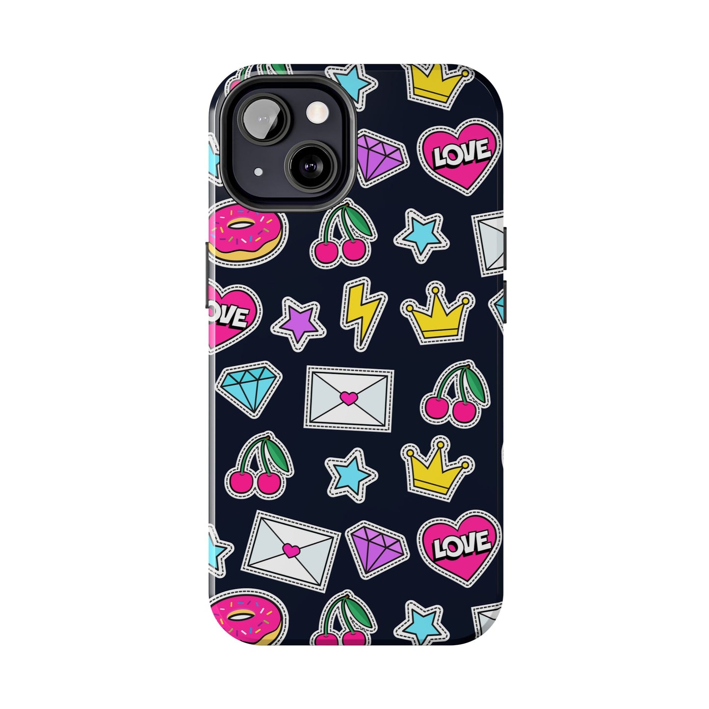 Cute Stickers | Black Case