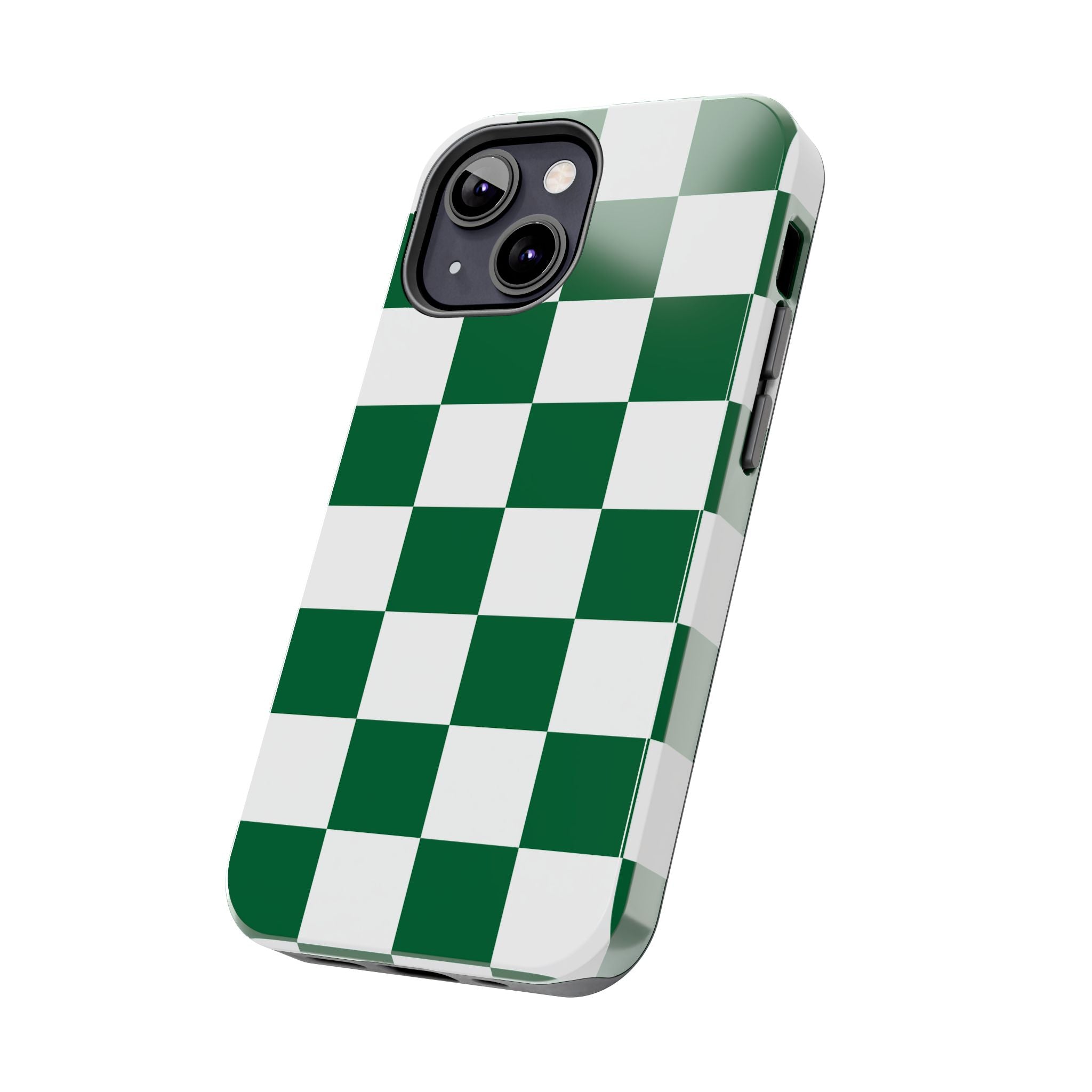 Effortlessly Chic | Green Checkered Case