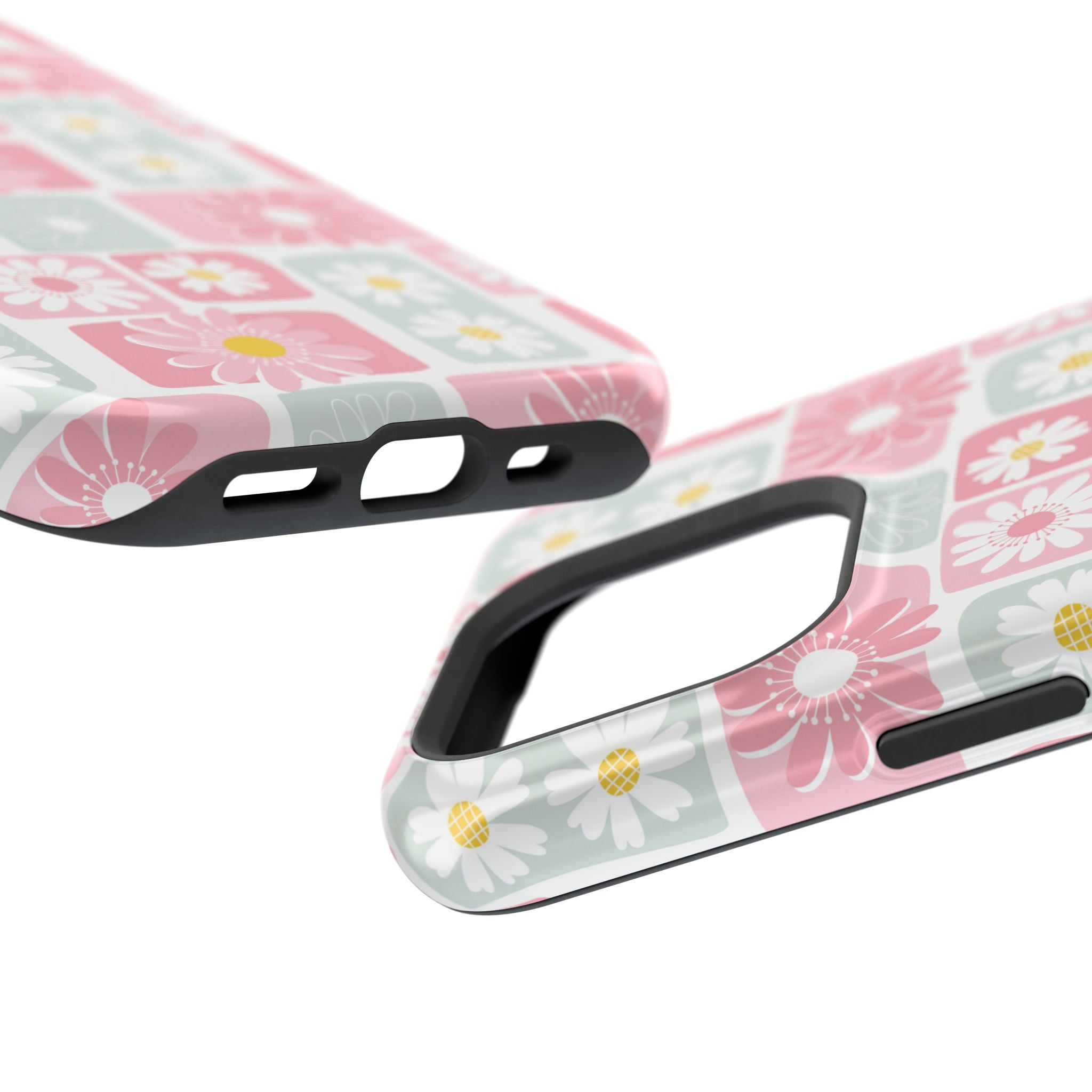 Daisy Craze | Checkered Floral Case