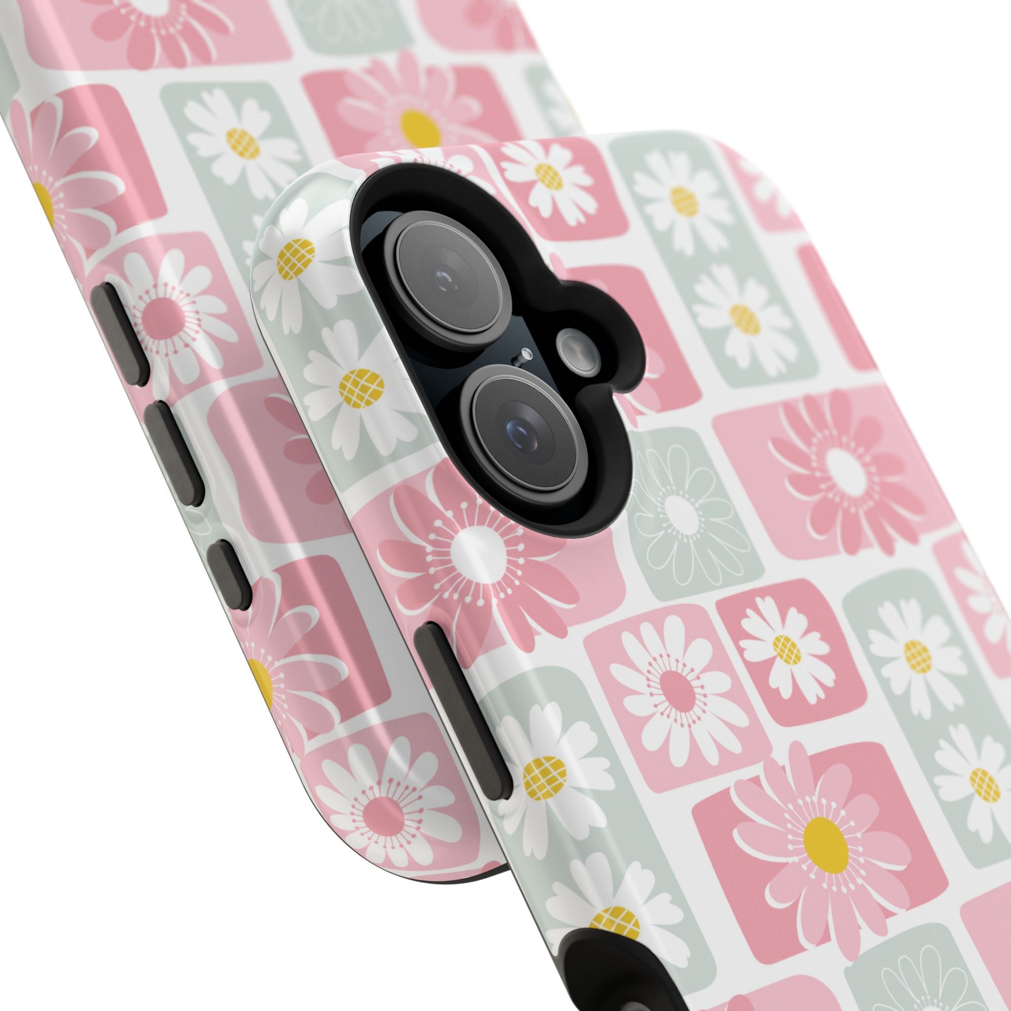 Daisy Craze | Checkered Floral Case