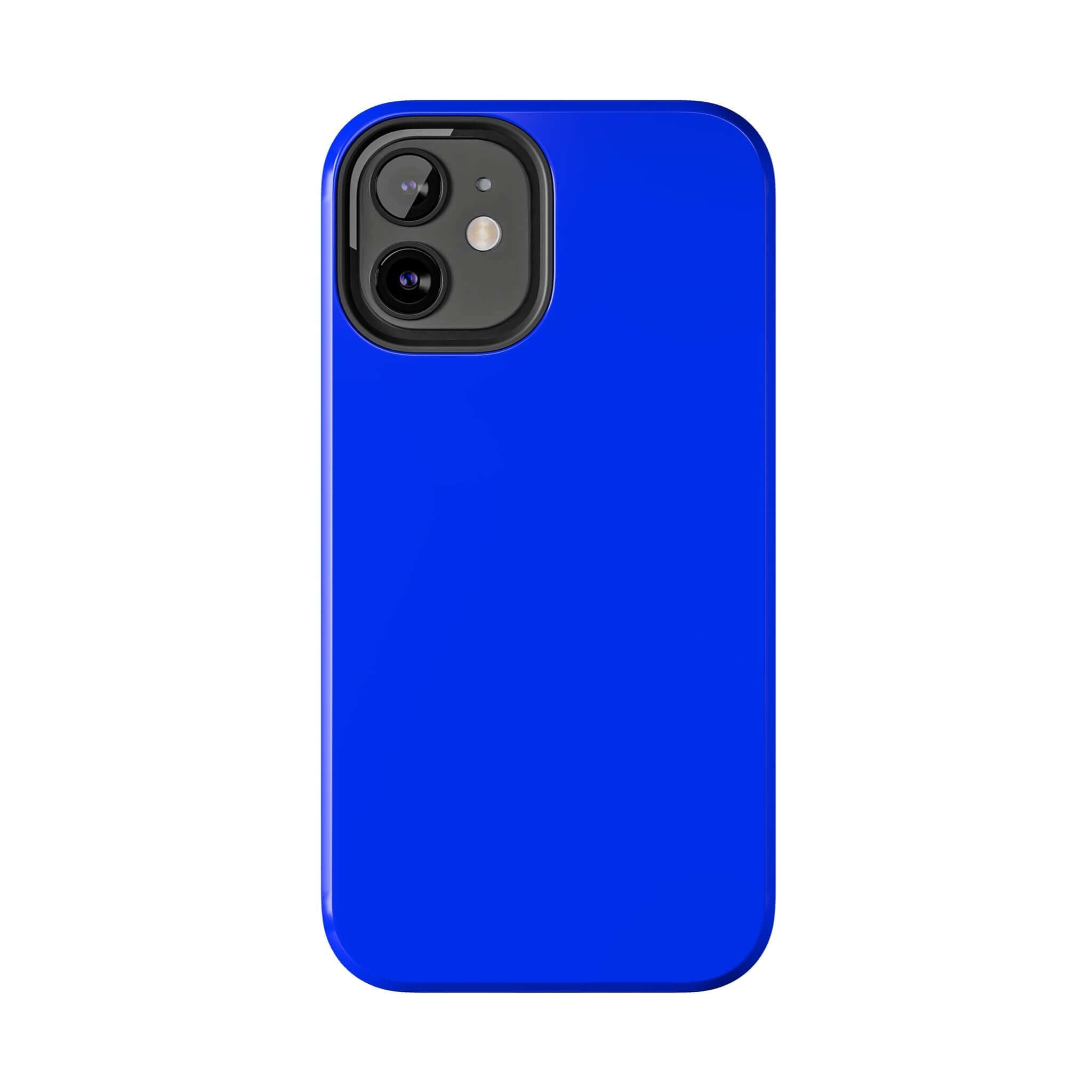 Luminous Lagoon Neon Blue iPhone Case, available with free shipping on our cute case website, featuring neon and pink phone cases.