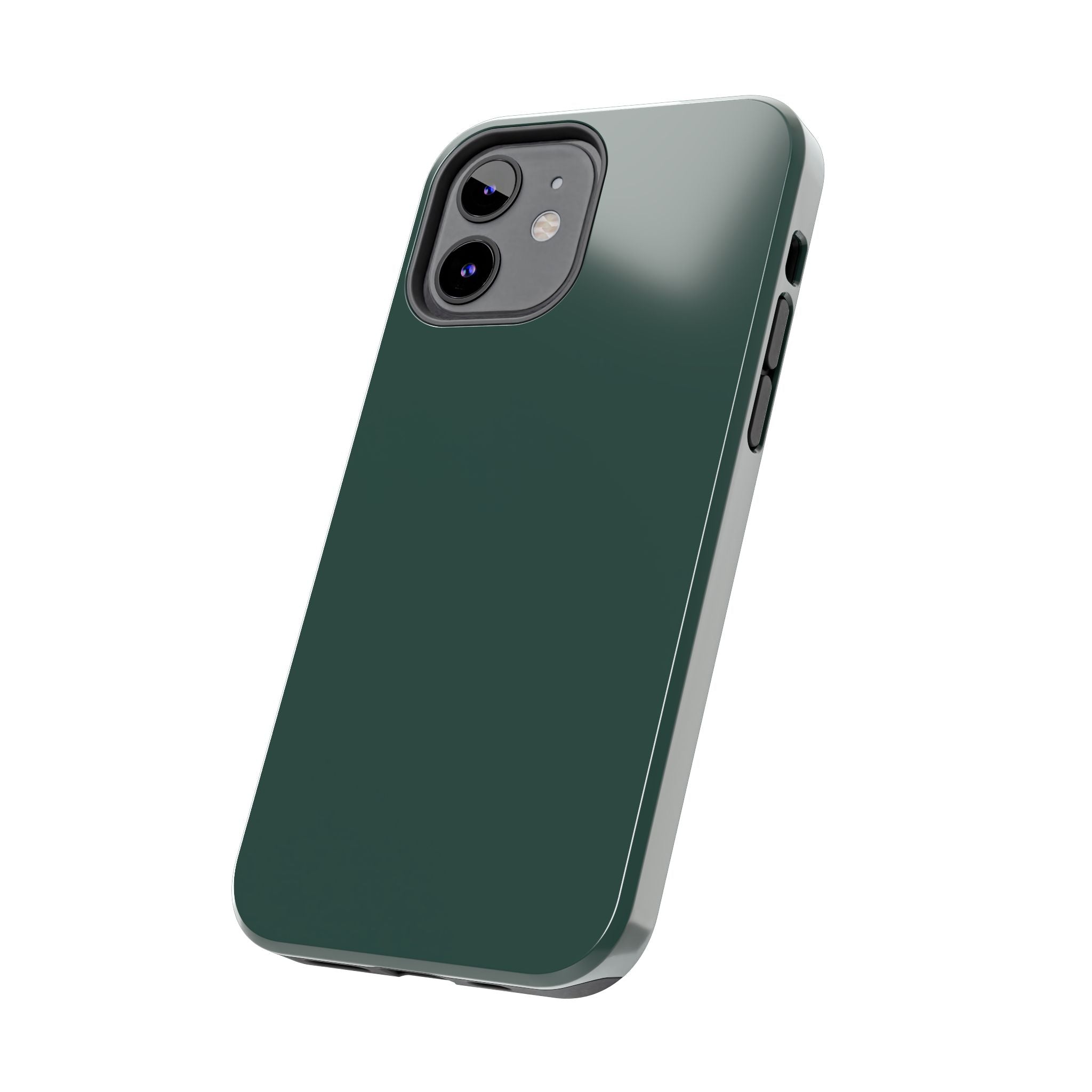 Evergreen solid green iPhone 16 case, cute phone cover for protection, stylish and durable phone case.