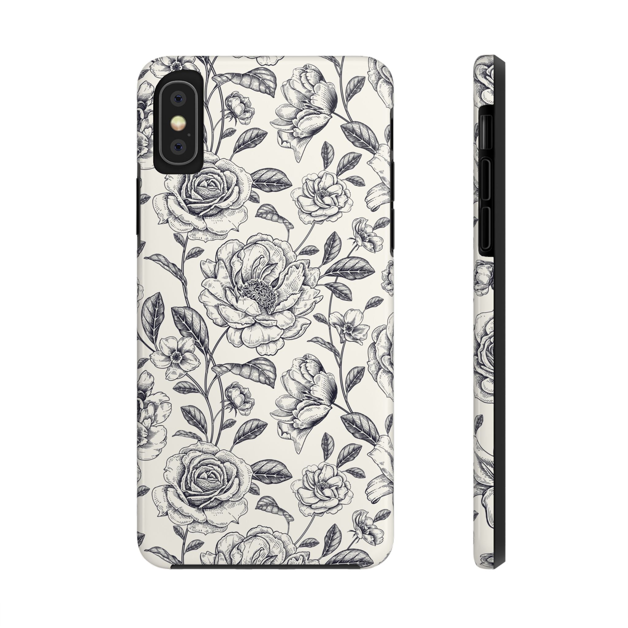 Vintage Memories | Black Flower Case