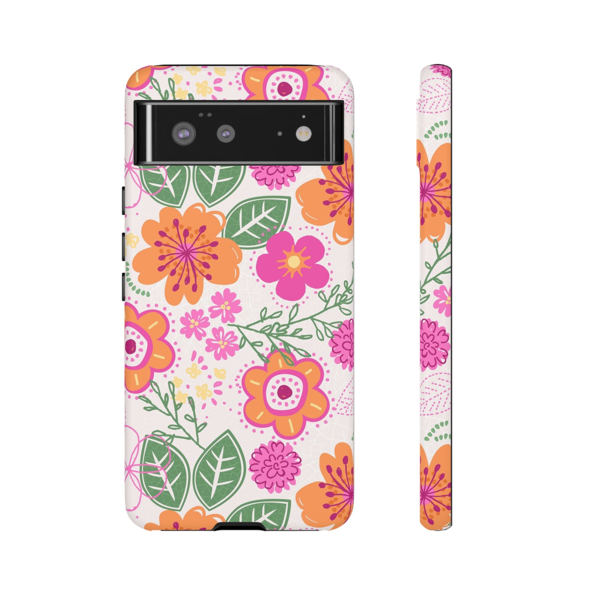 Hola | Estuche floral rosa