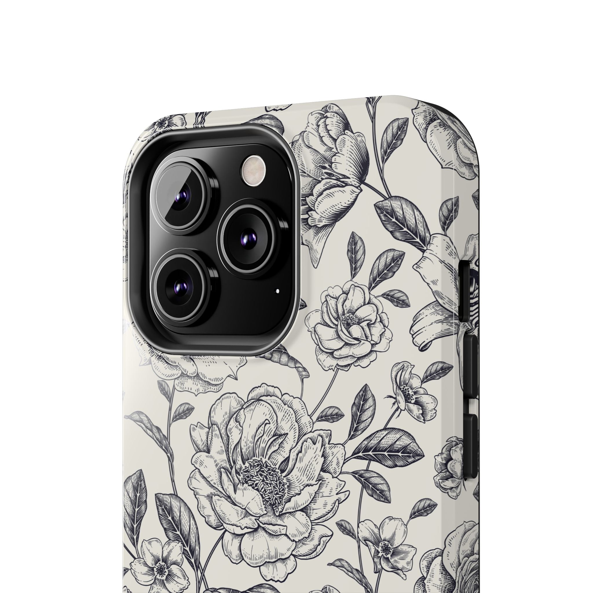 Vintage Memories | Black Flower Case