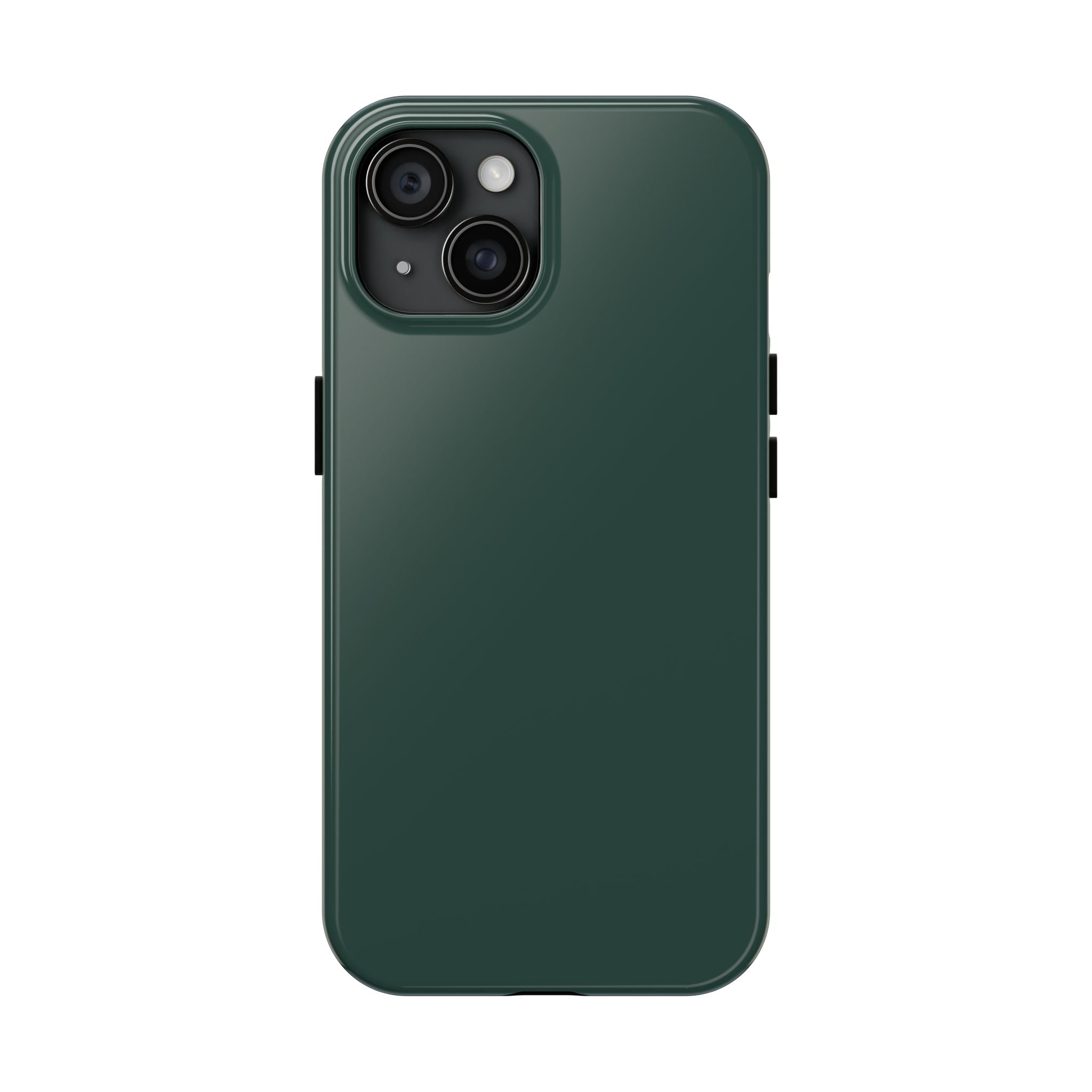 Solid Evergreen iPhone 16 case, a cute phone cover that adds style and protection, perfect for your iPhone.