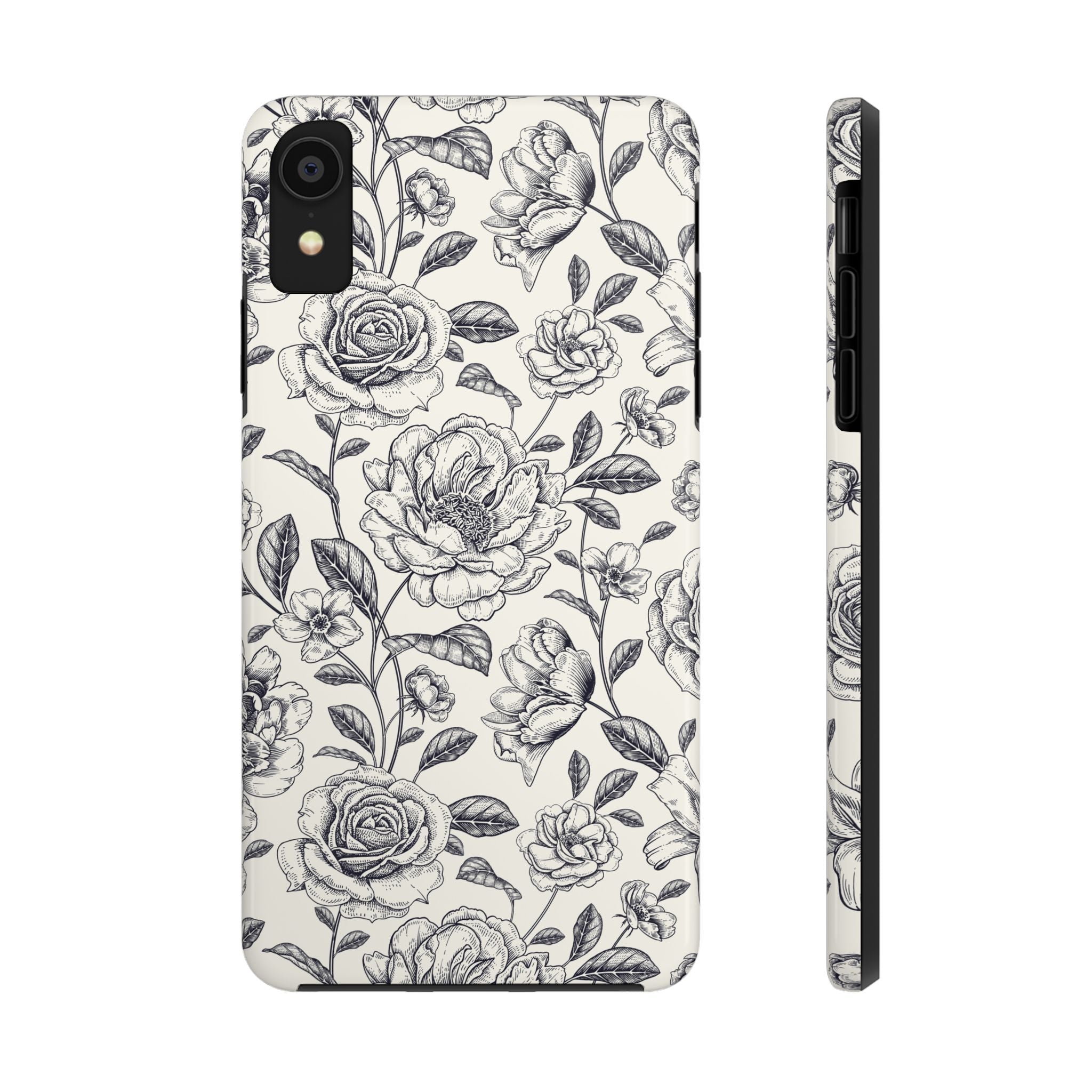 Vintage Memories | Black Flower Case