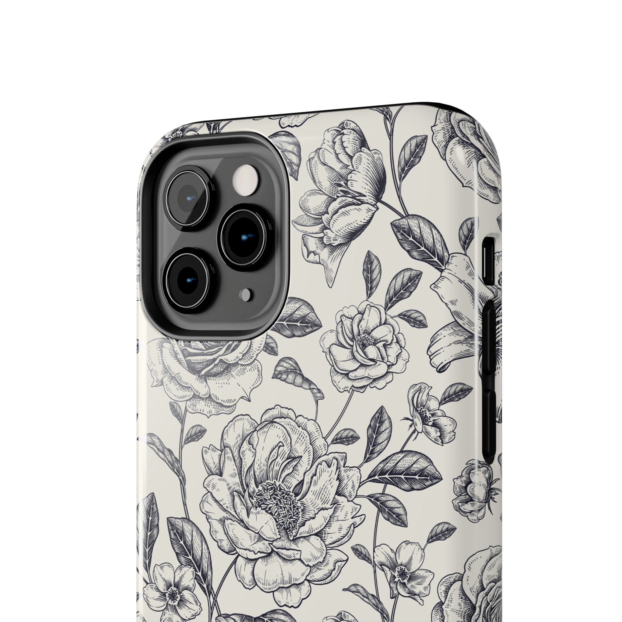 Vintage Memories | Black Flower Case