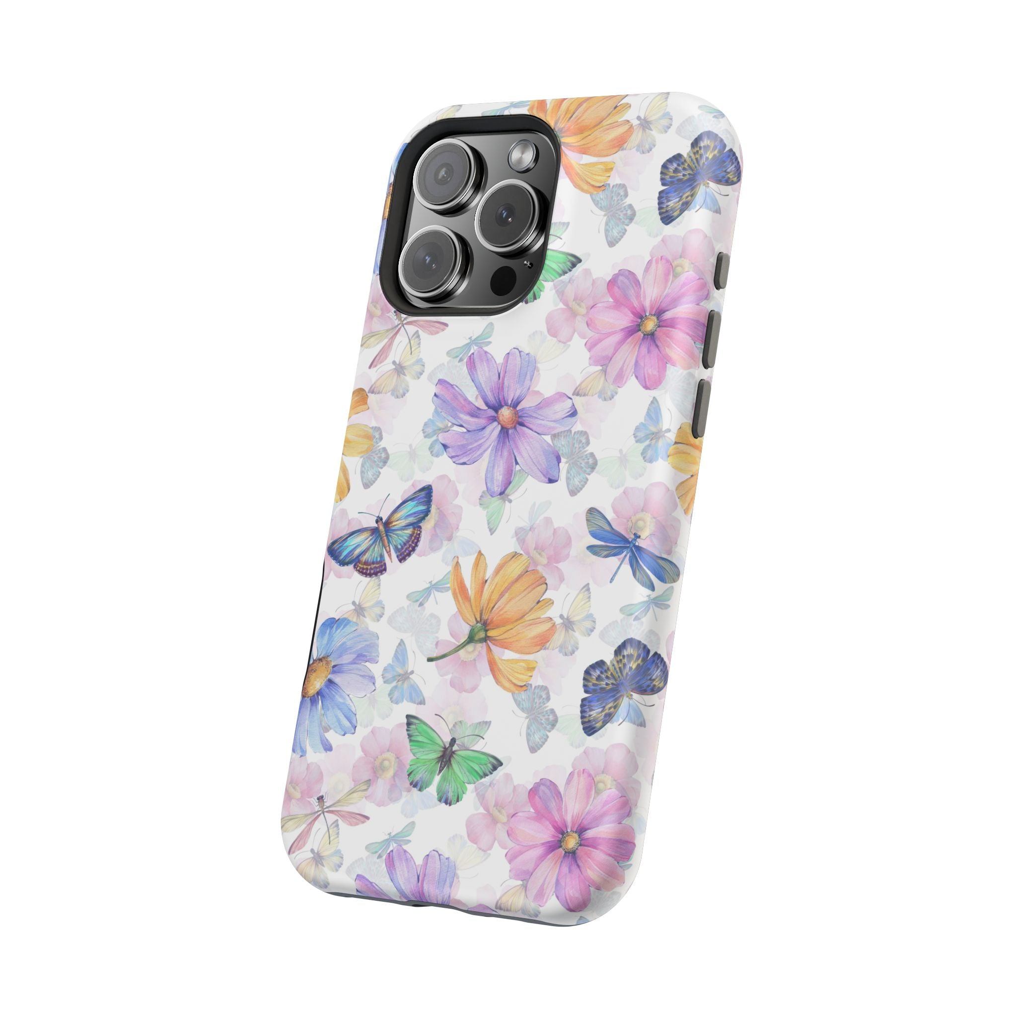 Fluttering Blooms | Watercolor Butterfly Case