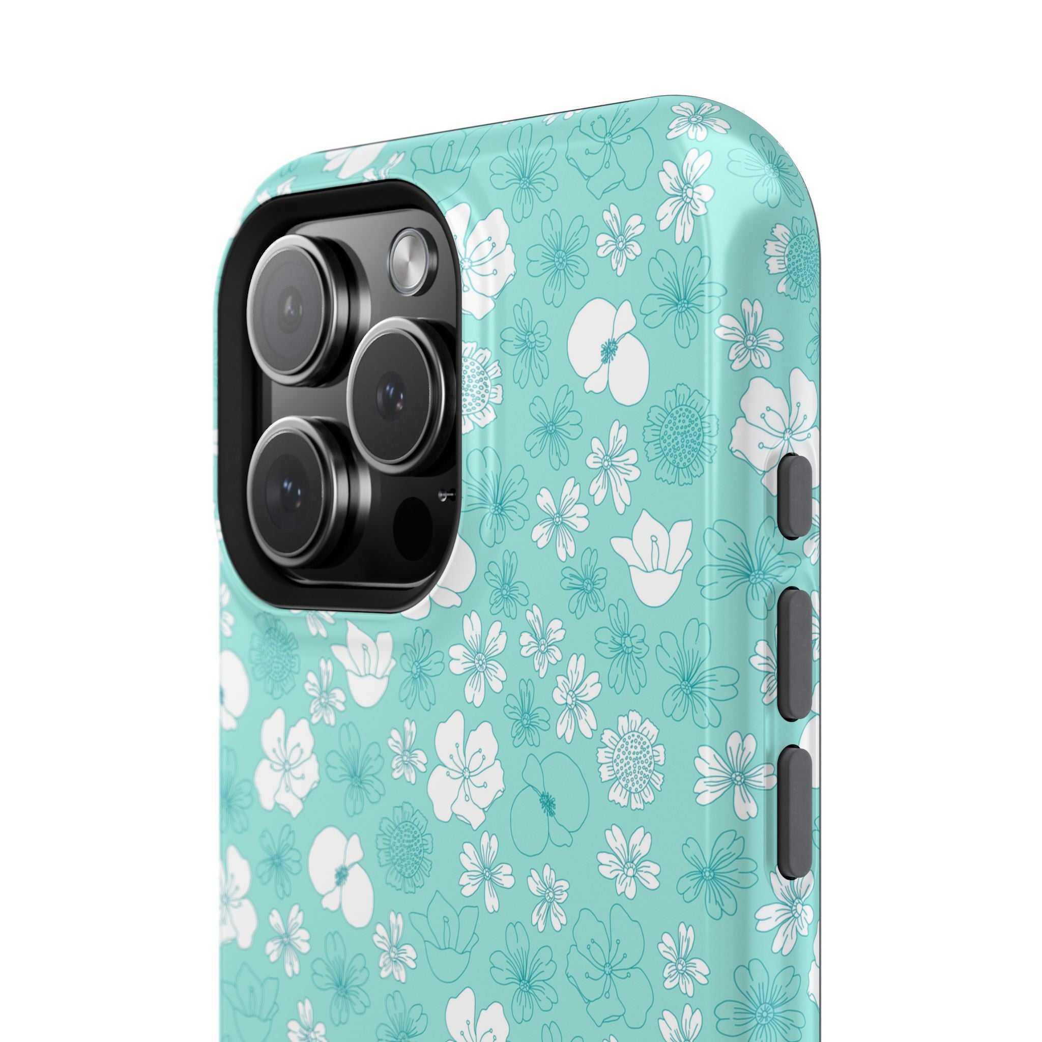 Floral Frost | Teal Floral Case