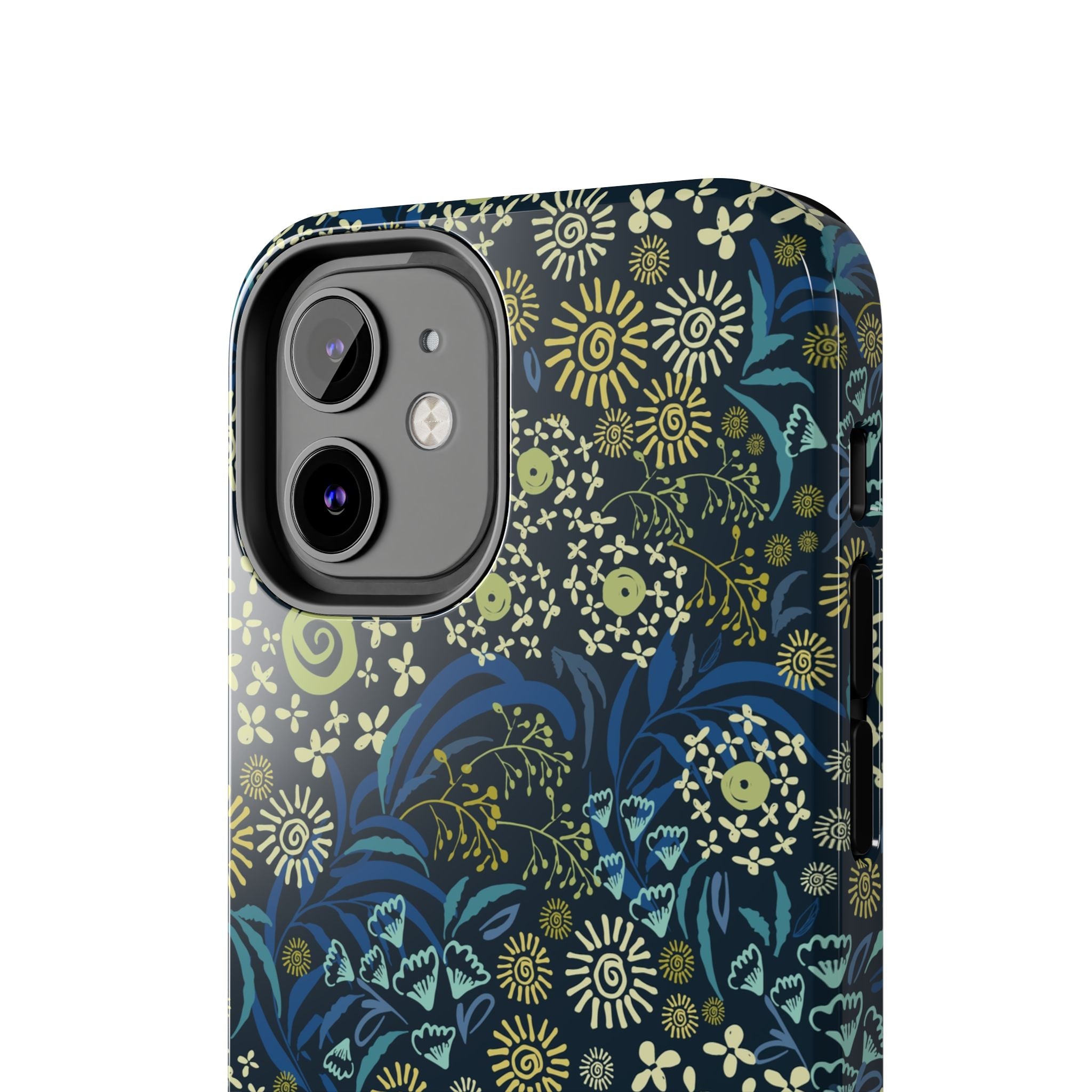 Blue Floral iPhone Case - Botanic Breeze | Cute iPhone Case Cover | Protects Phone from Scratches | Perfect for Floral Lovers