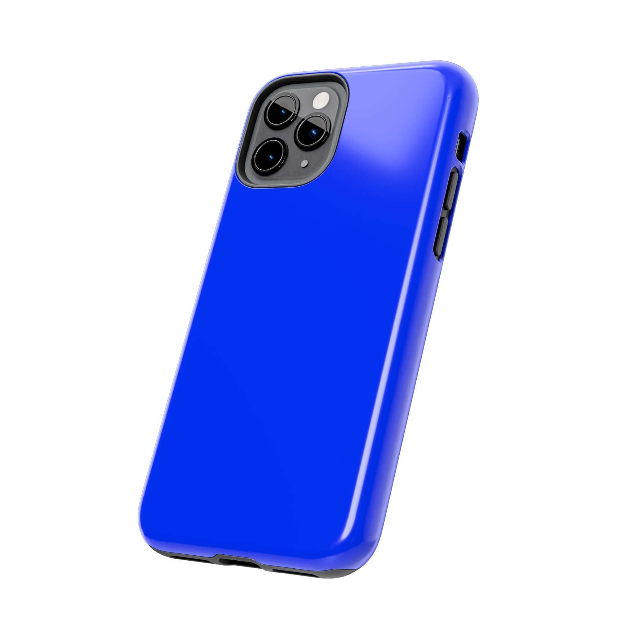 Luminous Lagoon Neon Blue iPhone Case on cute case website offering free shipping for pink phone cases and other stylish options