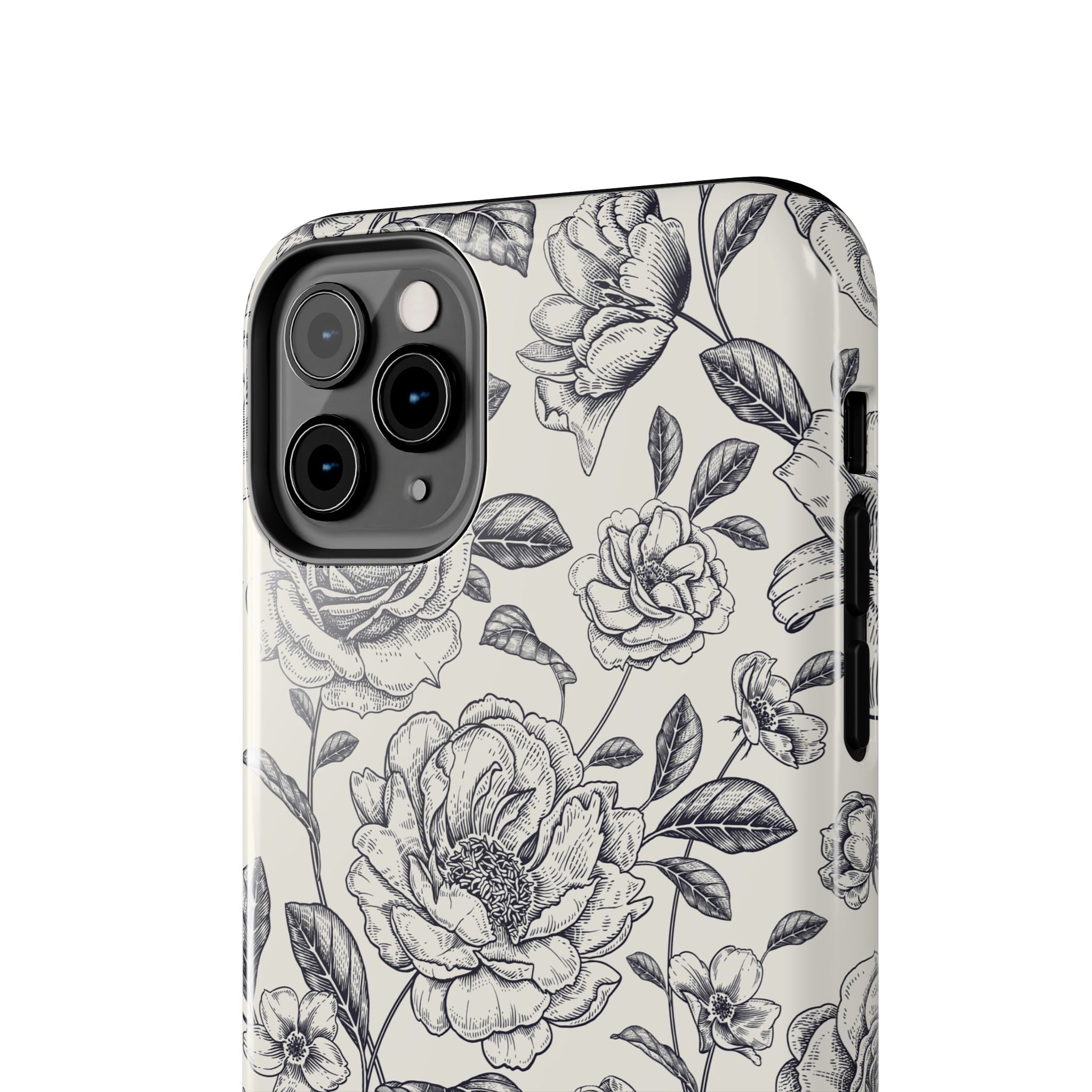 Vintage Memories | Black Flower Case